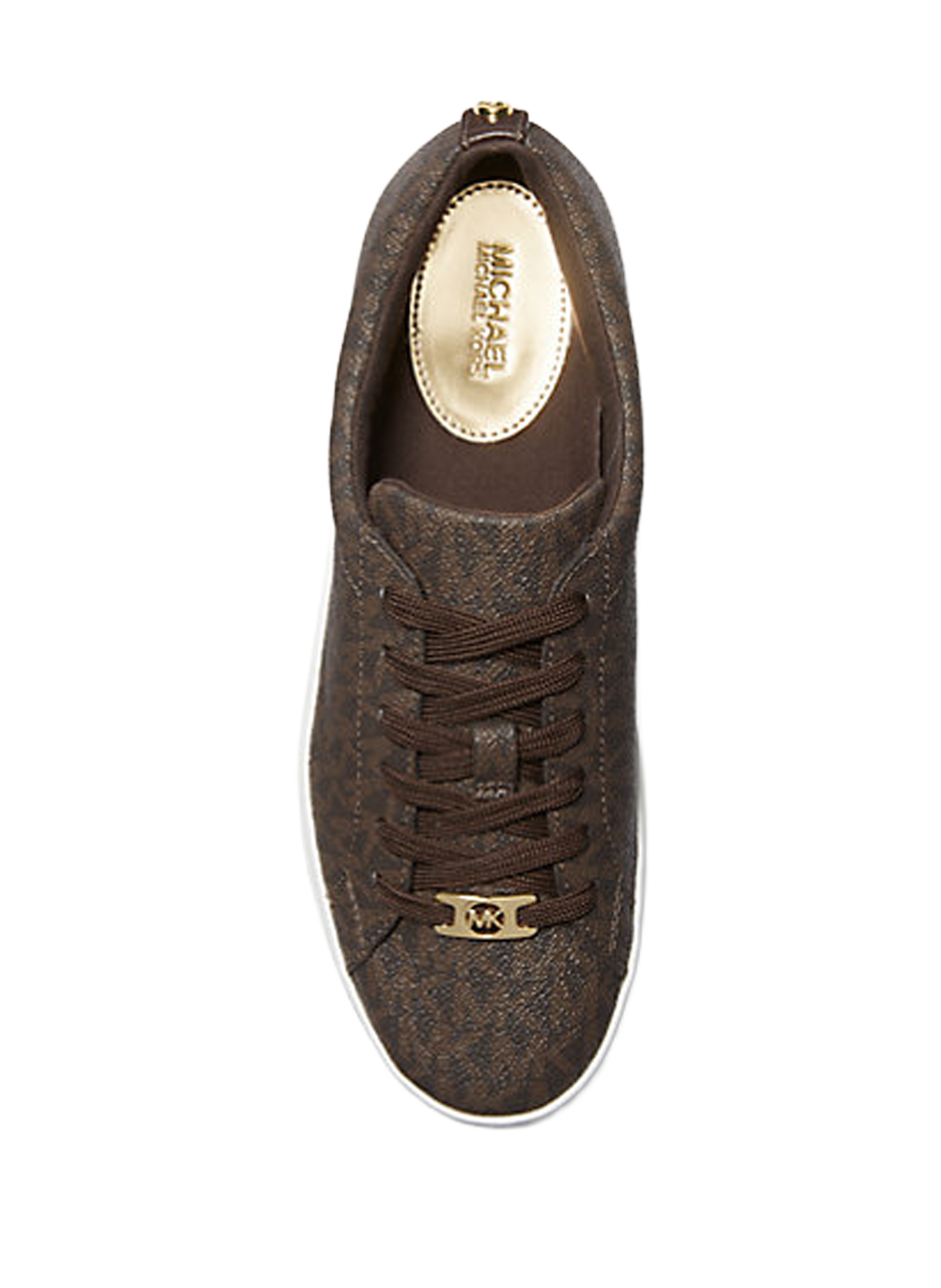 Monogram print sneakers MICHAEL KORS Brown