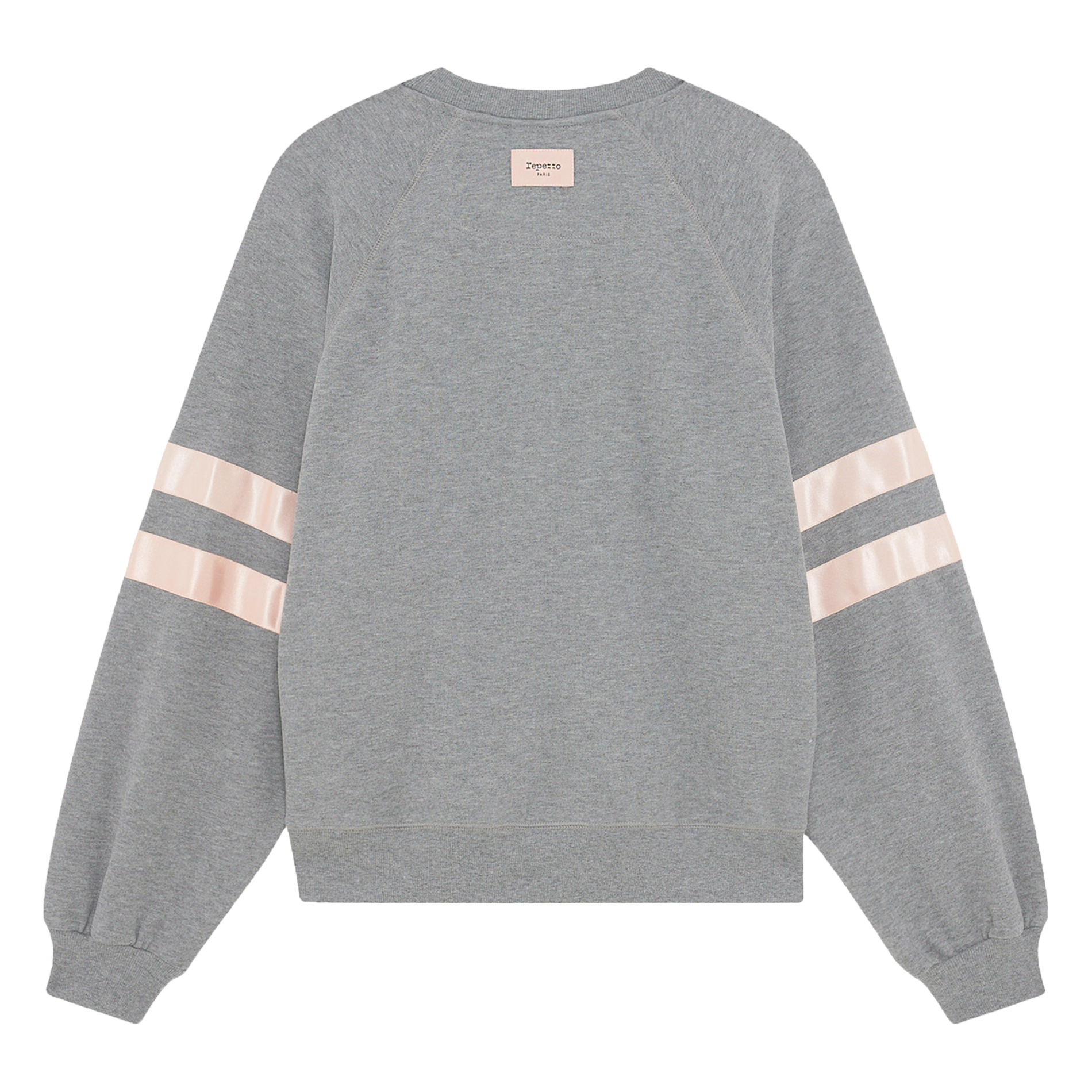 Sweatshirt col rond en coton mélangé REPETTO Gris