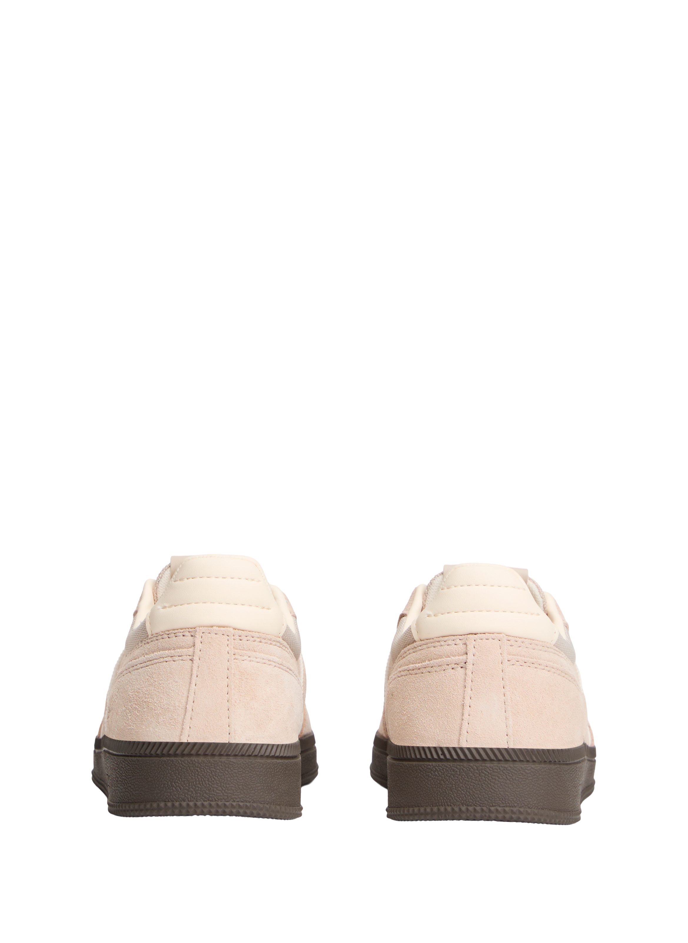 Low lace-up leather sneakers TOMMY HILFIGER Beige