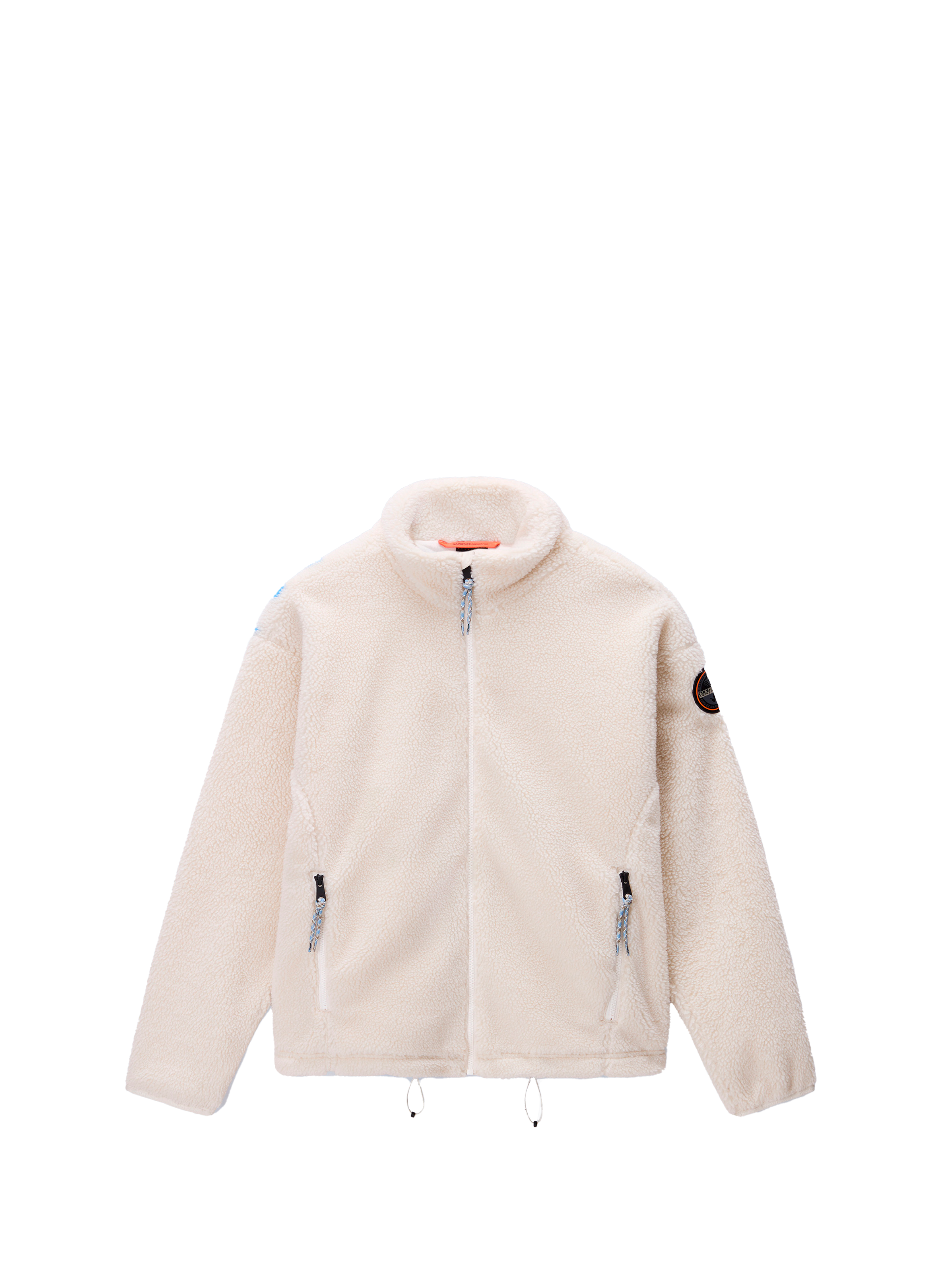 Fleece zip-up sweatshirt NAPAPIJRI Beige