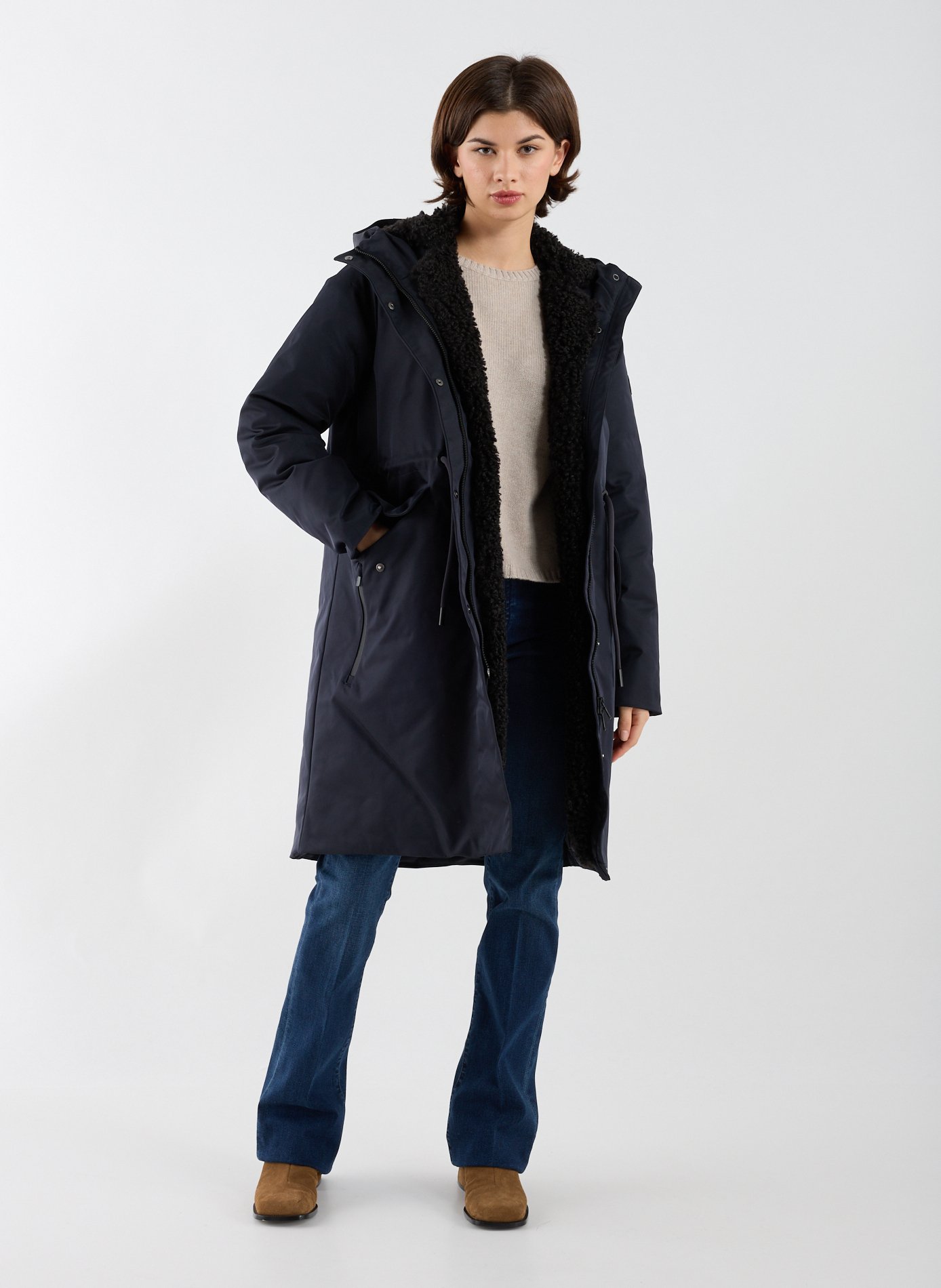 Parka à capuche  SAVE THE DUCK Noir