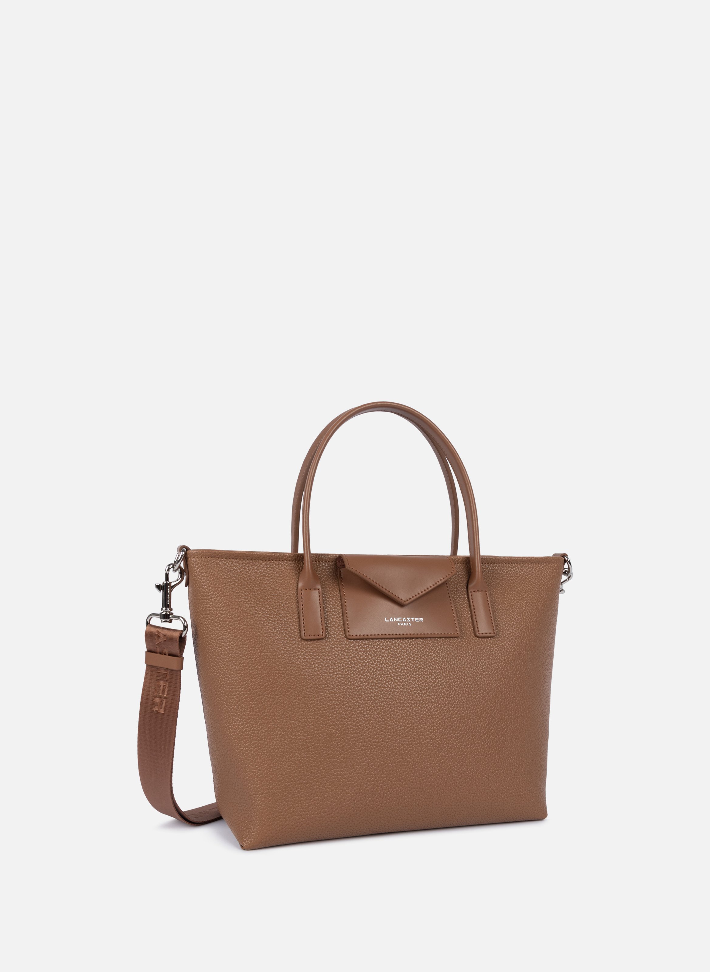 Sac cabas main - maya double kba LANCASTER Marron