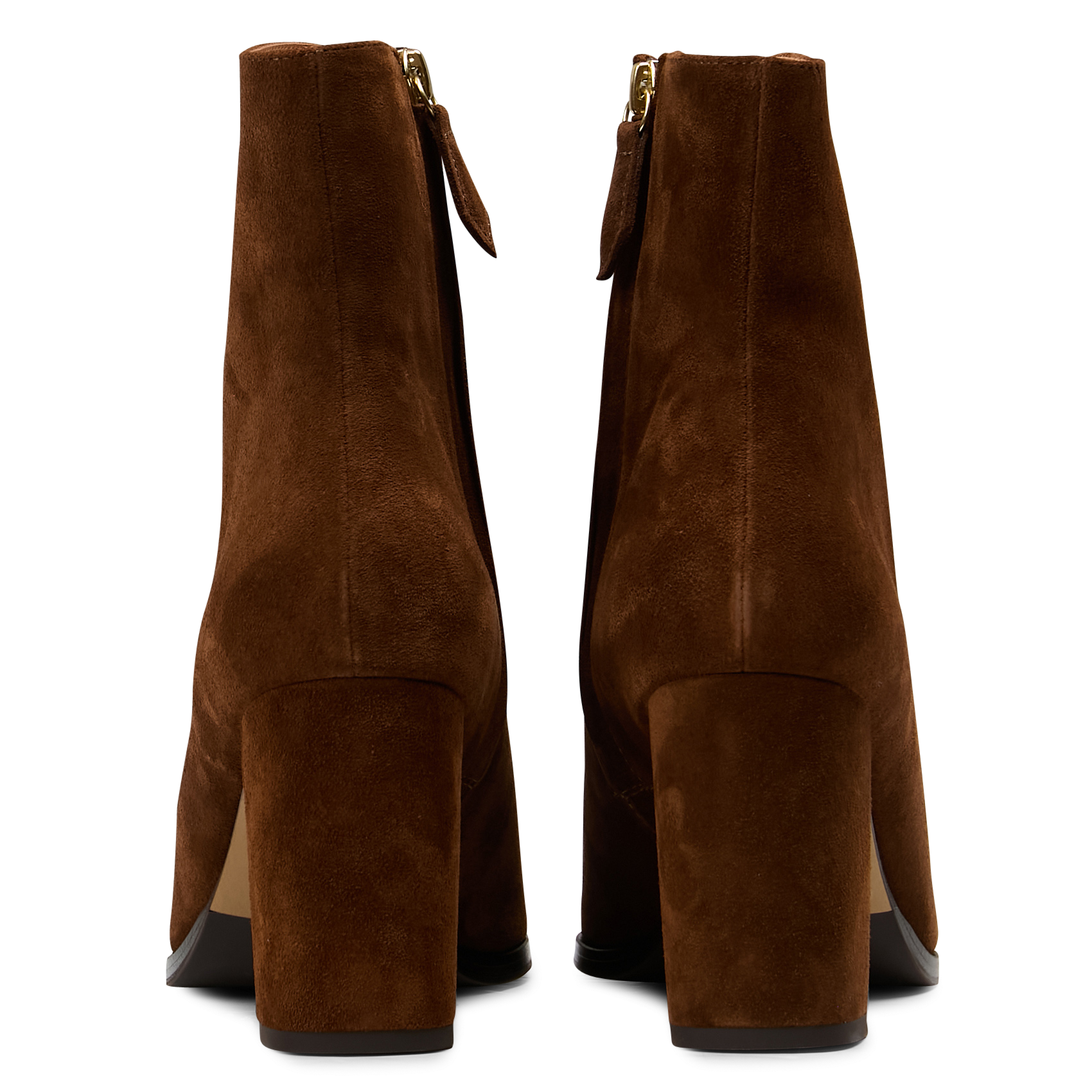 Bottines en cuir velours n°822 RIVECOUR Marron