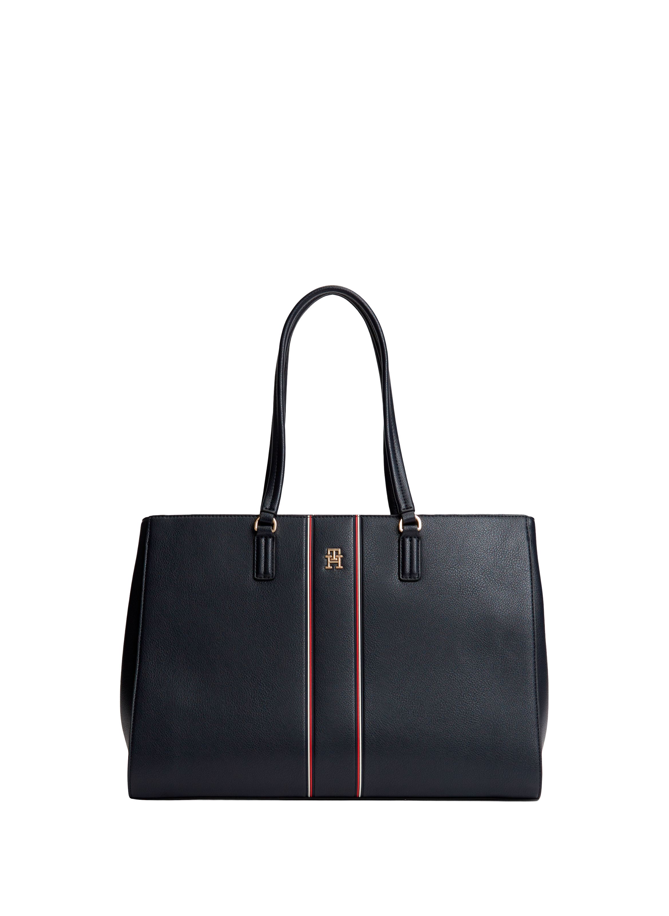 Sac à main à rayures TOMMY HILFIGER Bleu