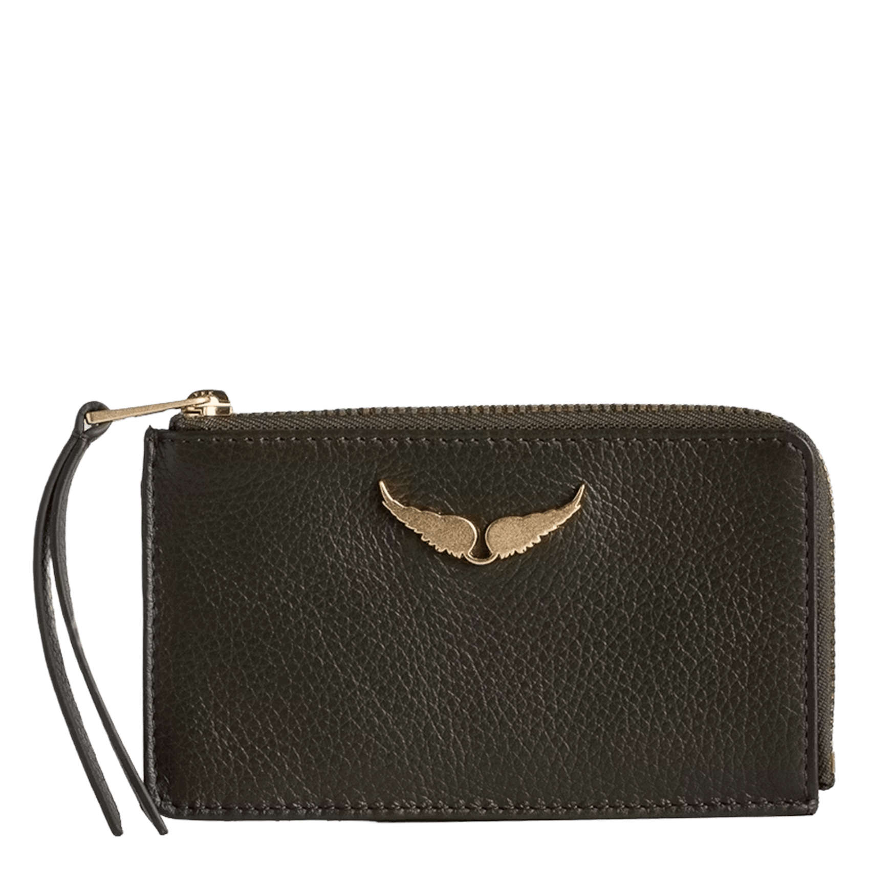 Porte-cartes en cuir zv card ZADIG&VOLTAIRE Vert