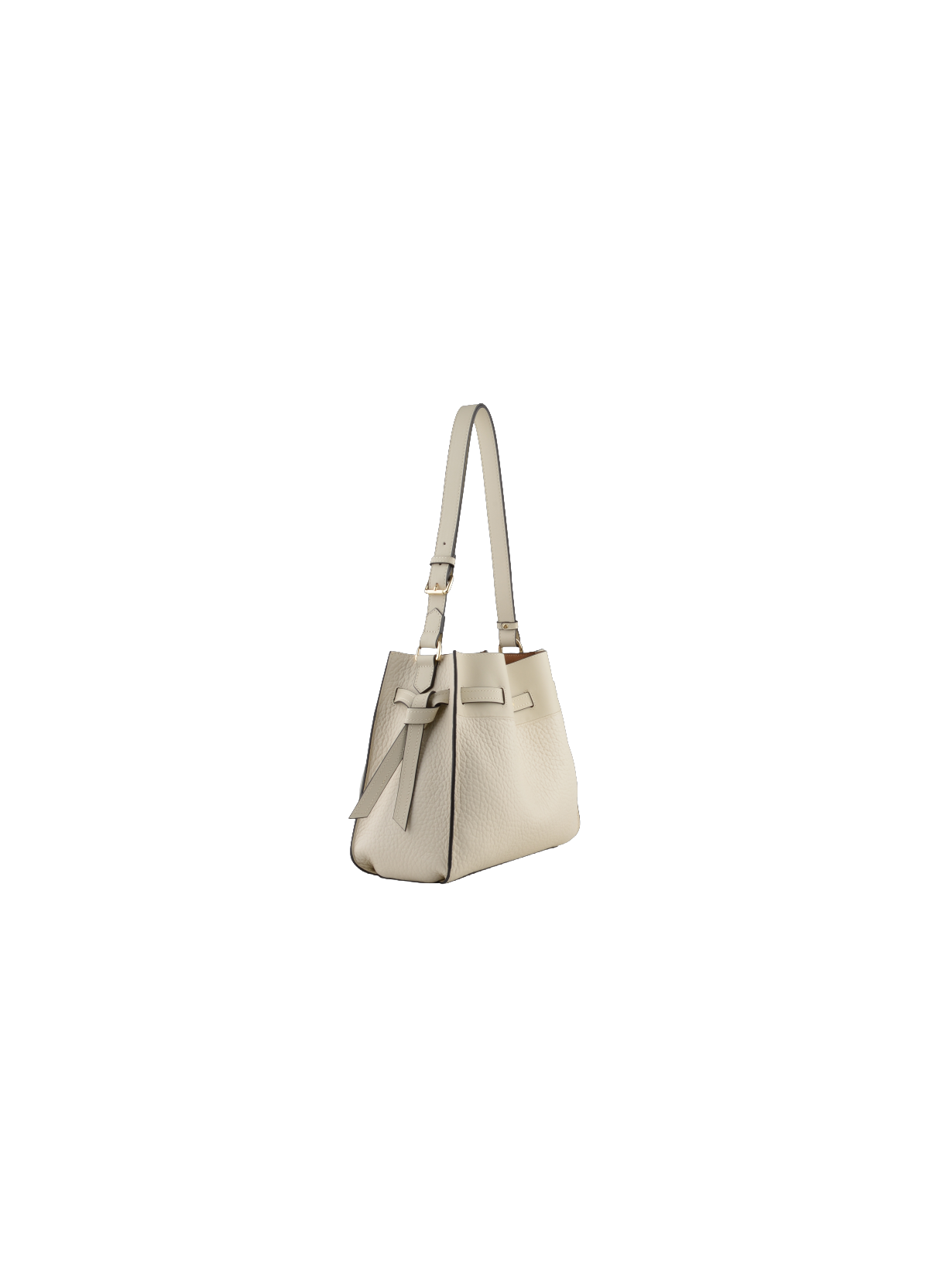 Blossom | Sac à main MM en cuir de vachette Beige