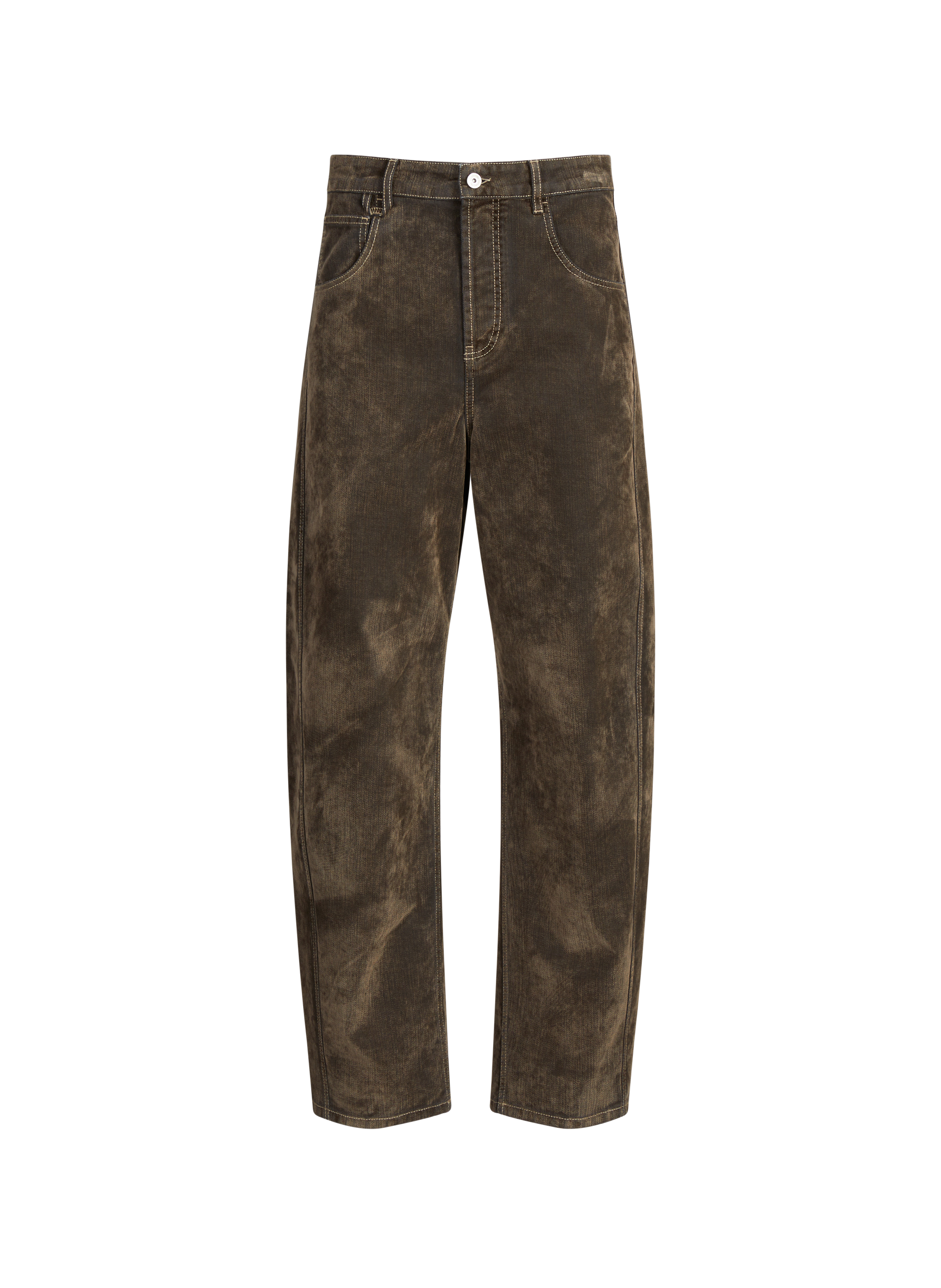 Velvet Denim Jeans Mirada JACQUEMUS Brown