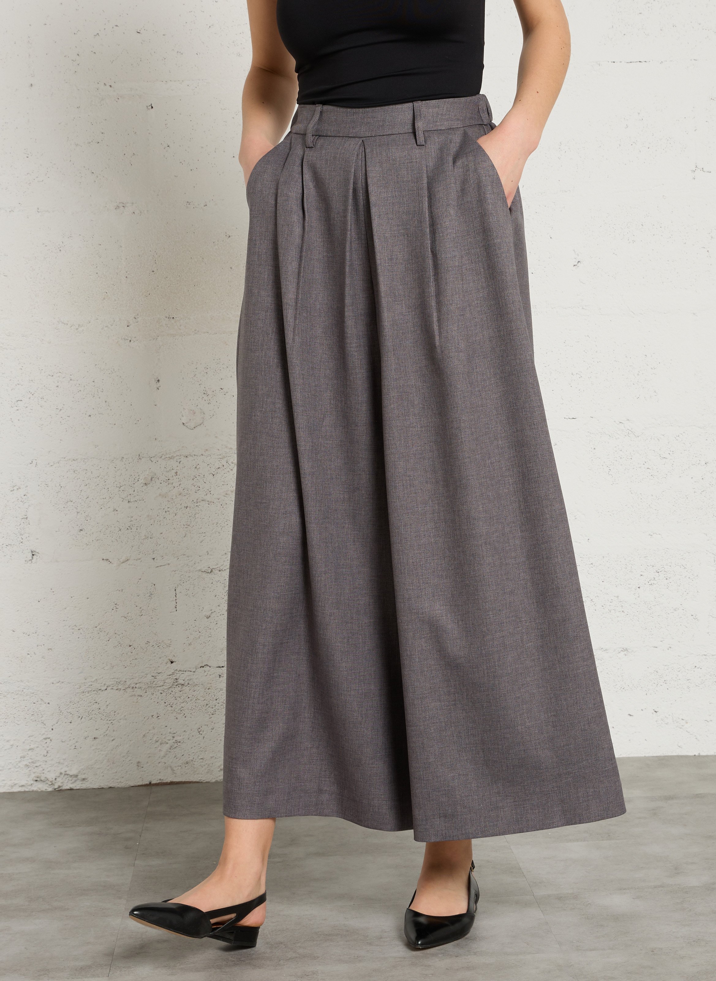 Pantalon ample tatiana MAISON 123 Gris
