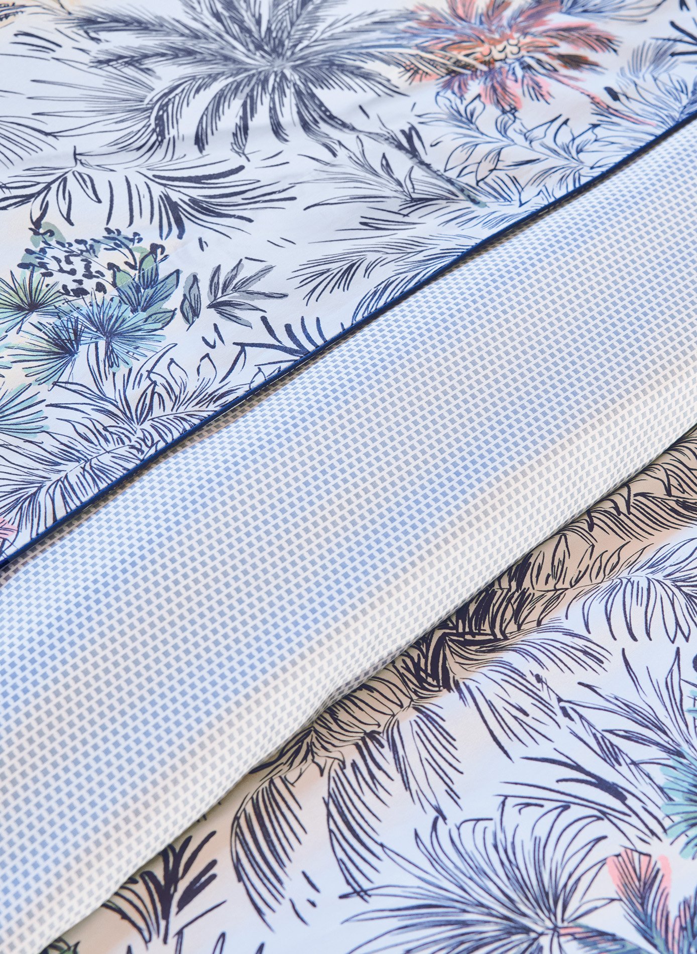 Drap plat vue mer ANNE DE SOLENE Bleu