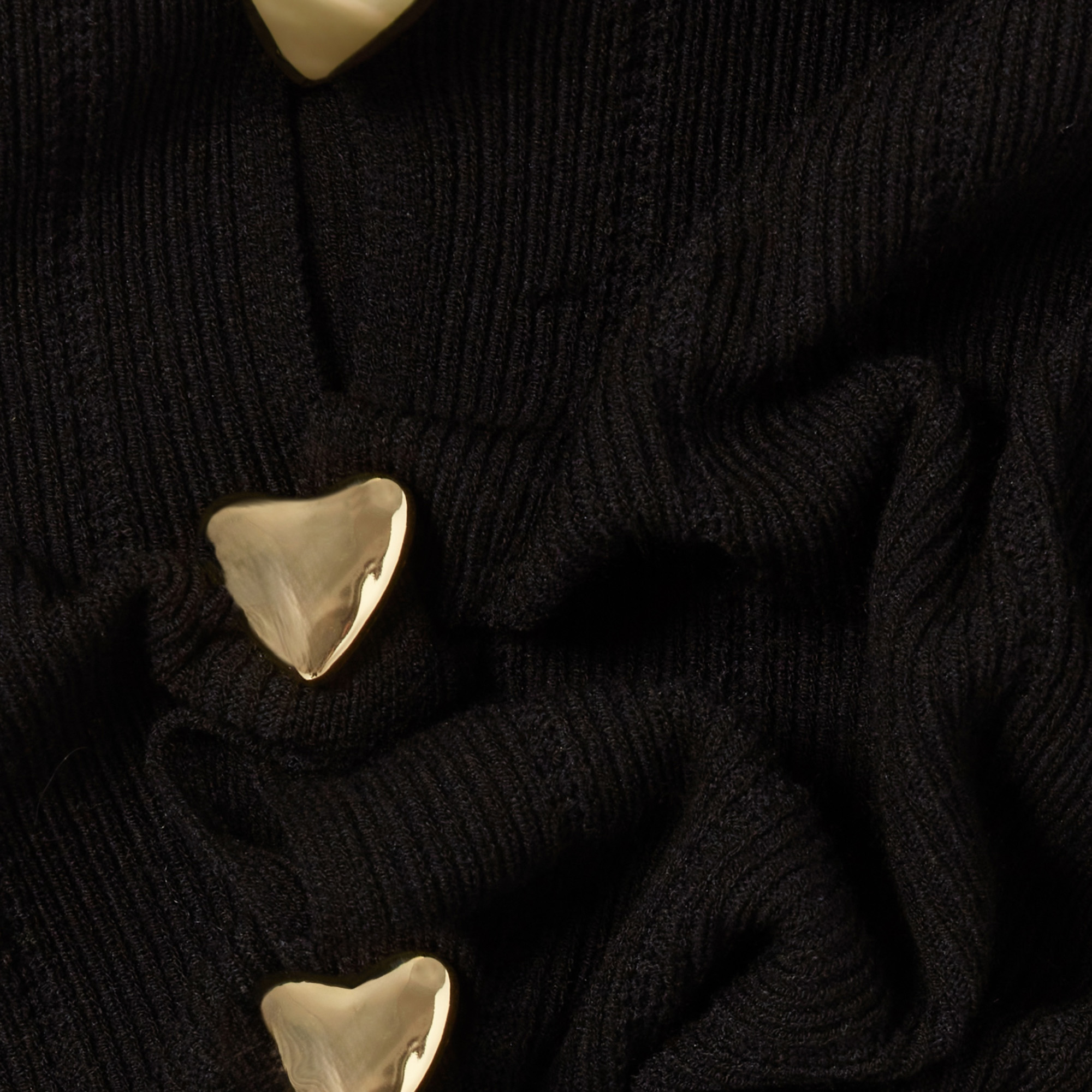 Pull ajusté col rond en maille CLAUDIE PIERLOT Noir