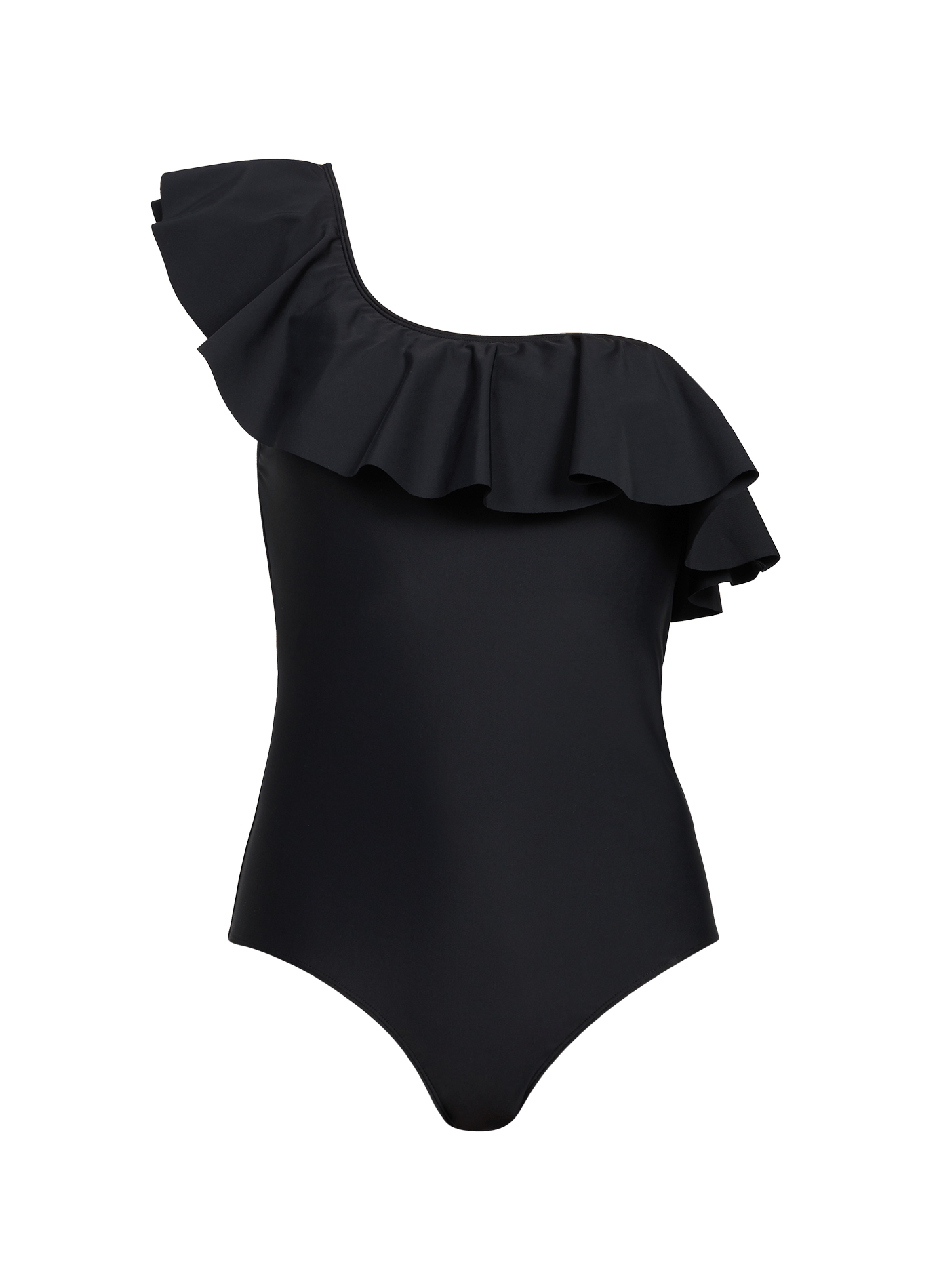 Maillot de bain une pièce asymétrique SAISON 1865 Noir