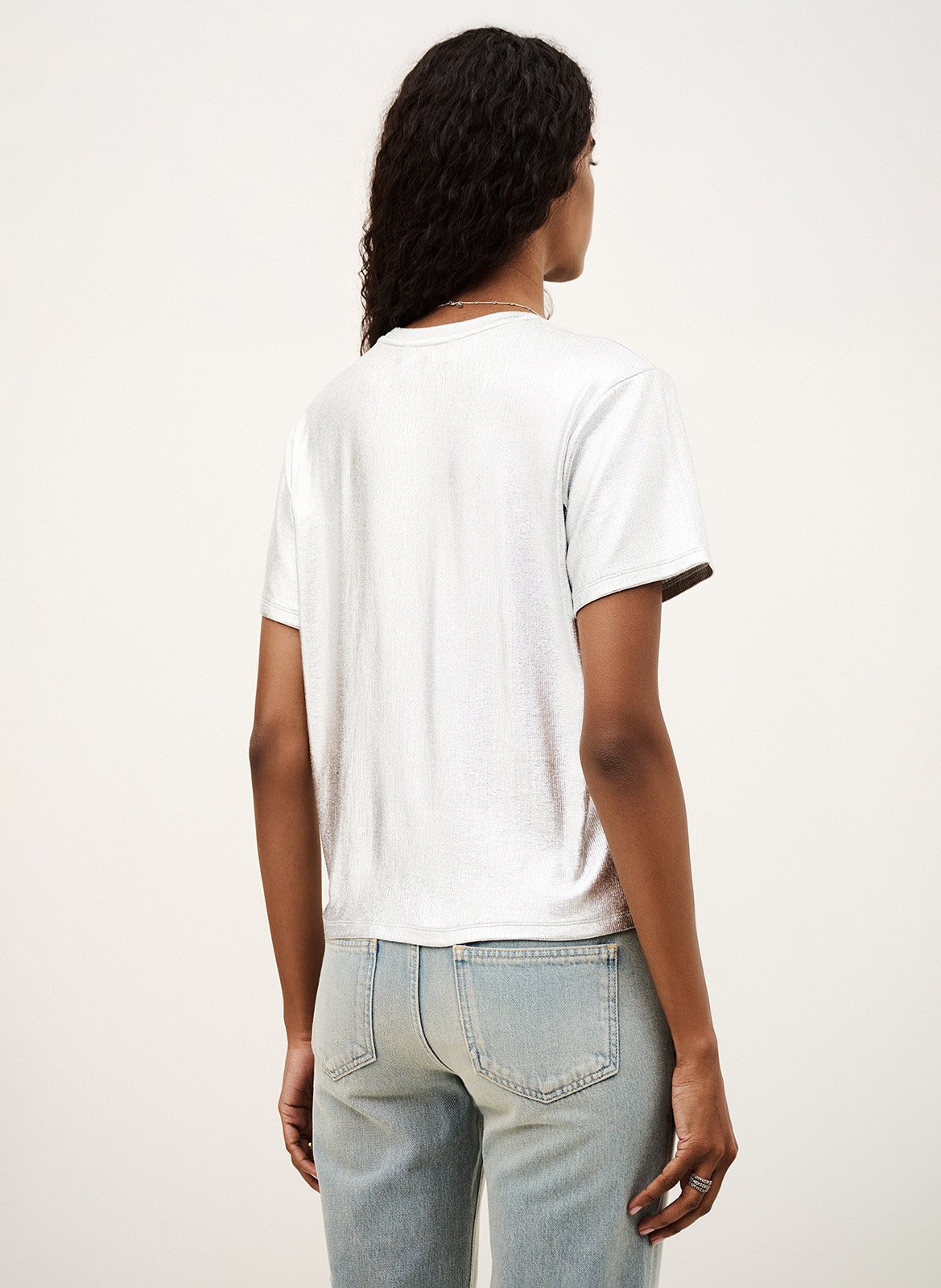 Tee-shirt col rond sony Argent