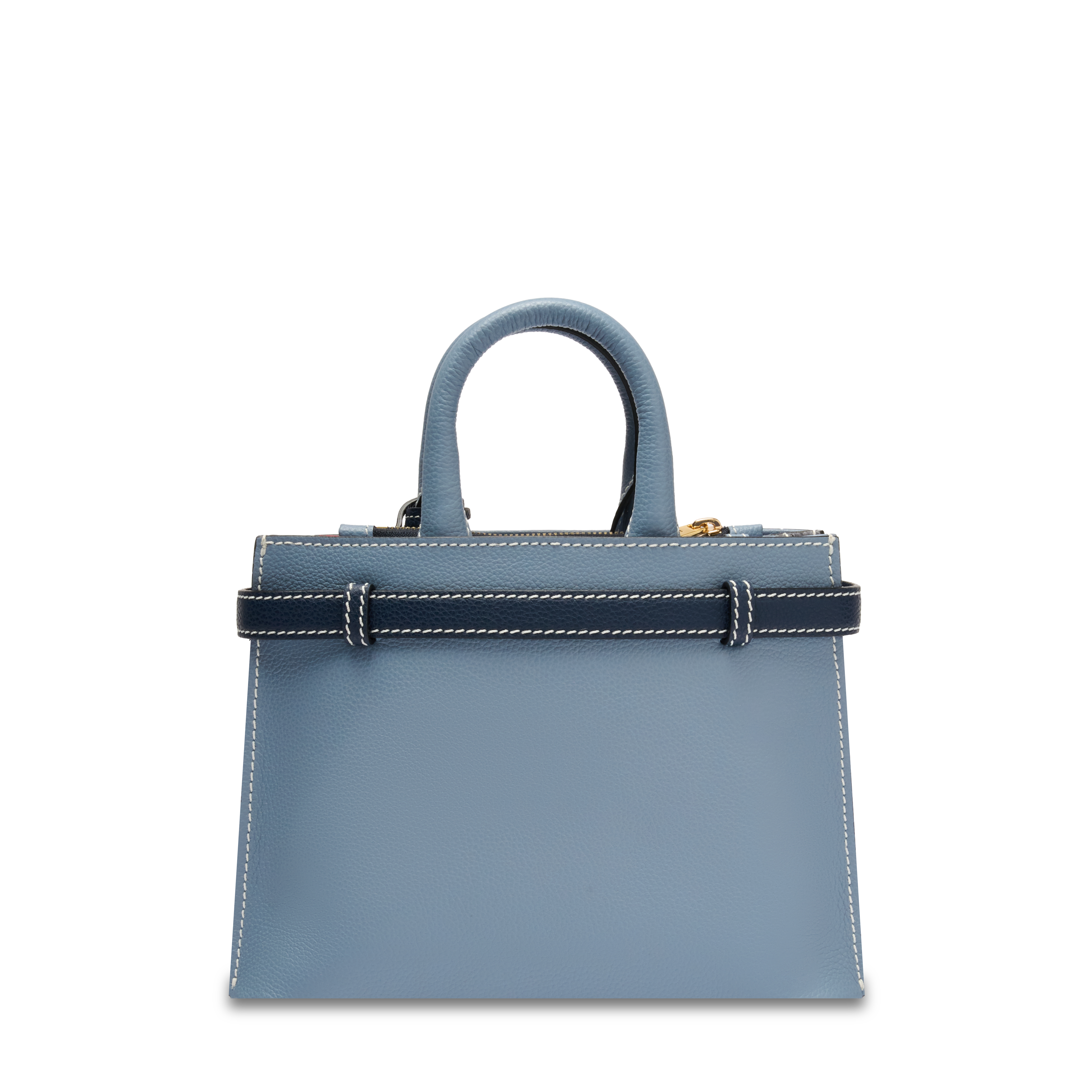 Sac carryall zippé s faubourg de lancel en cuir LANCEL Bleu