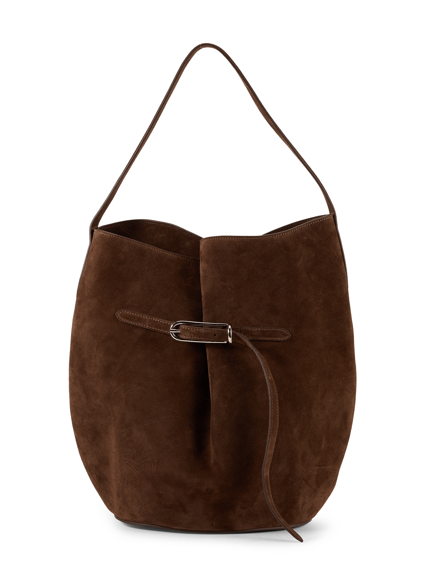 Schoudertas van leer LIFFNER Bruin
