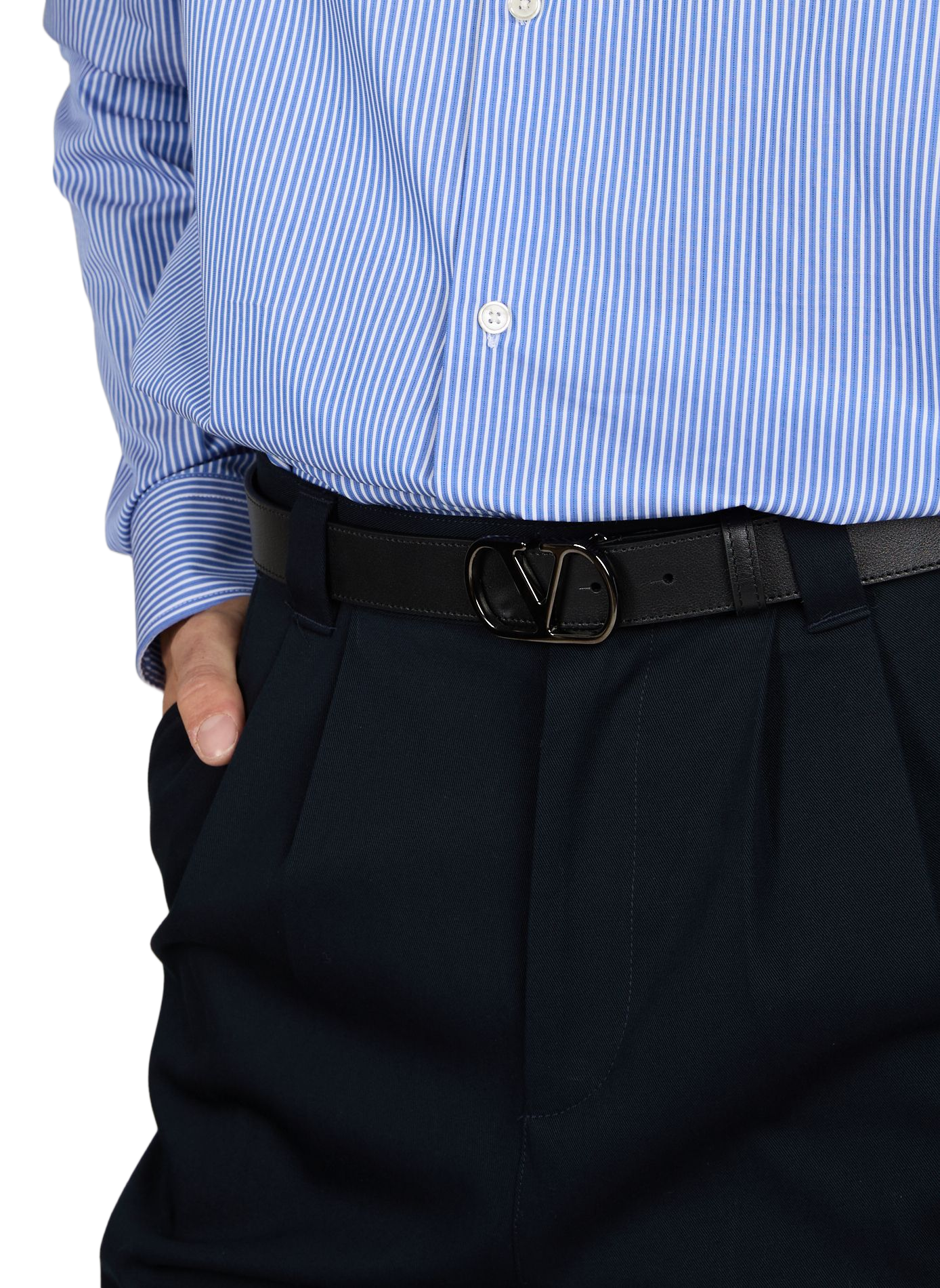 Calf leather logo belt VALENTINO