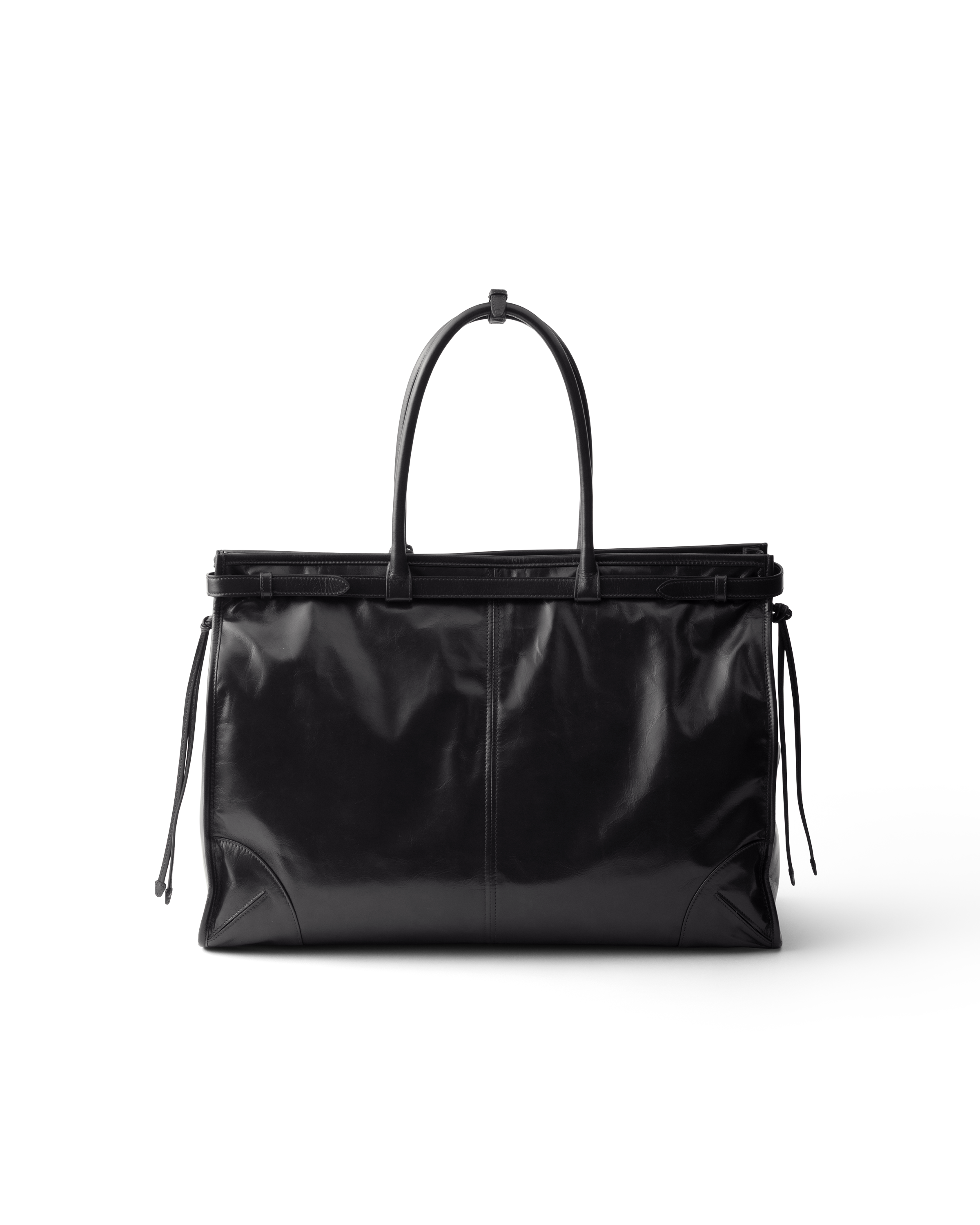 Cabas prada bonnie en cuir PRADA Noir