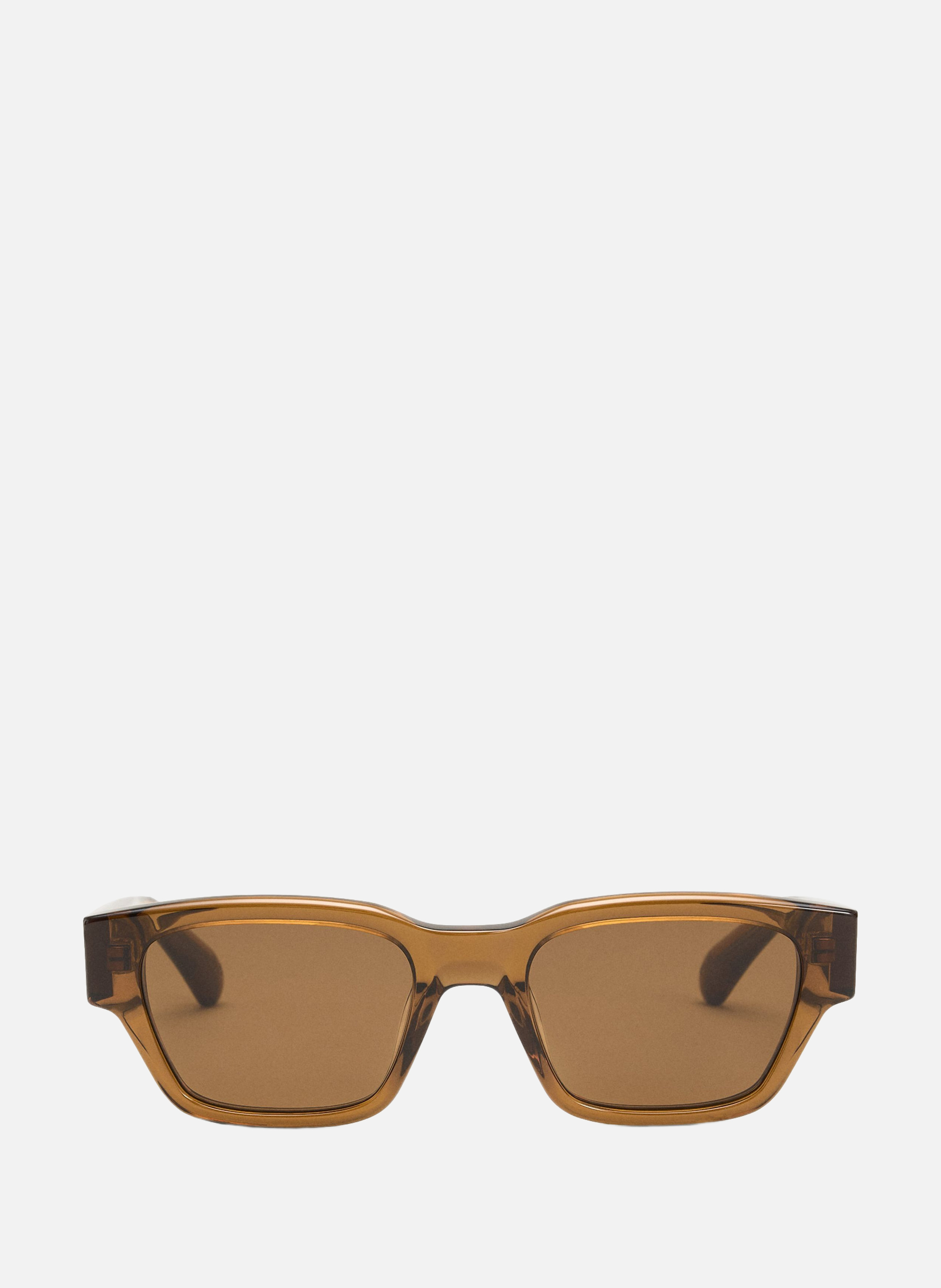 Lunettes de soleil 75009 en acétate unisexes JauneAMI PARIS
