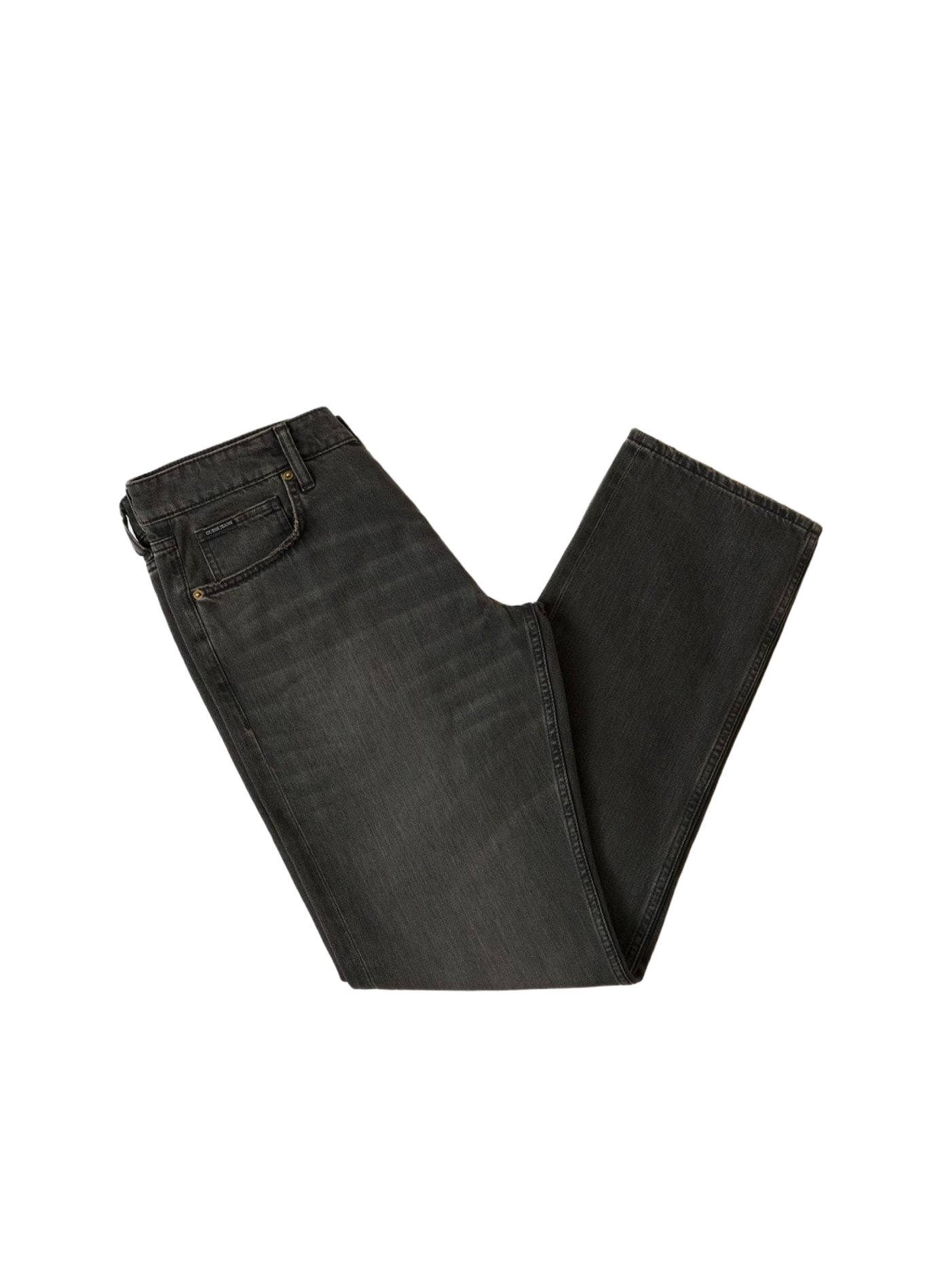 Straight-leg cotton-blend jeans GUESS Black
