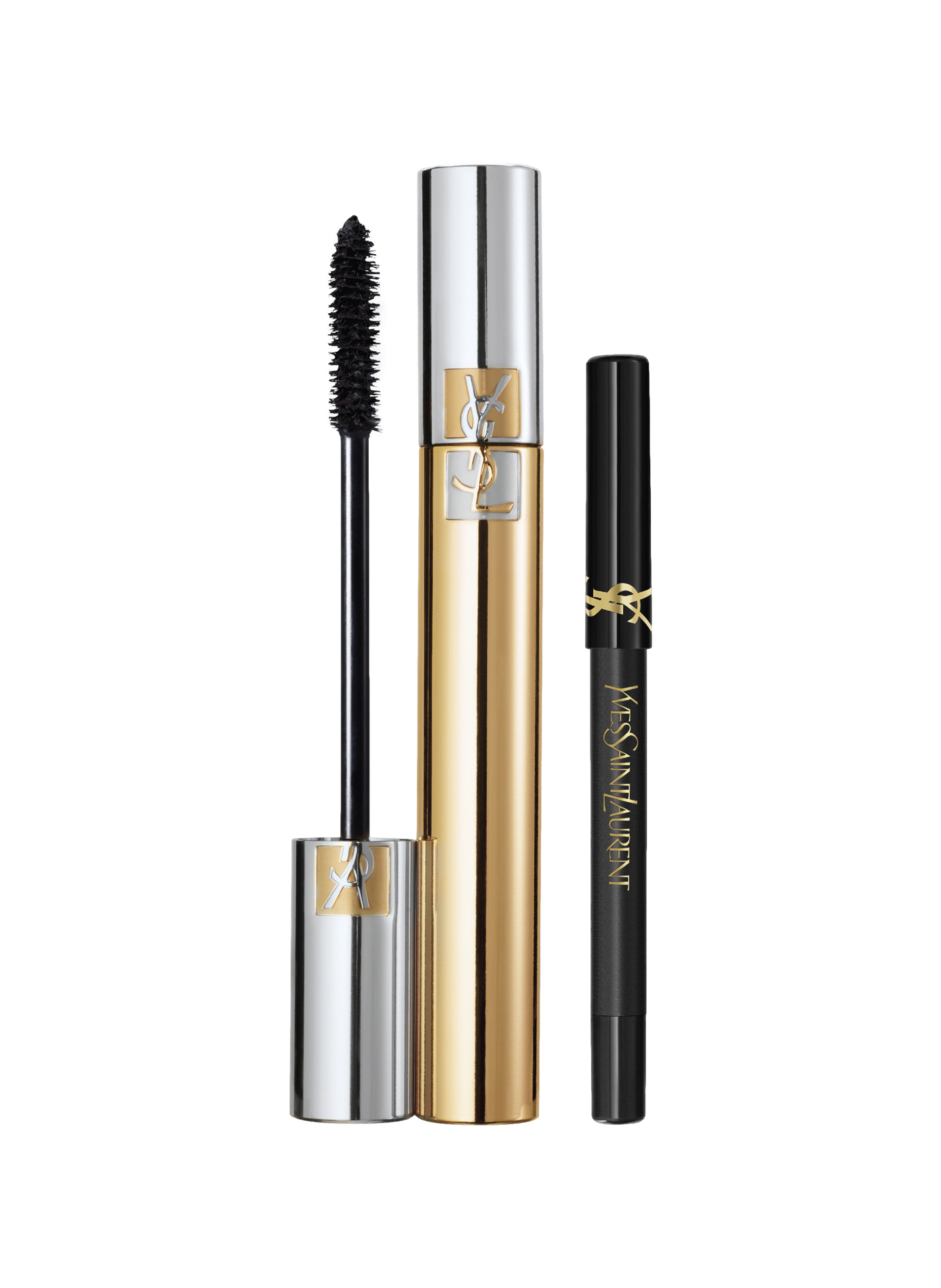 Wimperntusche Volume Effet Faux Cils - Geschenkset für Augen Make-up YVES SAINT LAURENT 01 noir haute densité