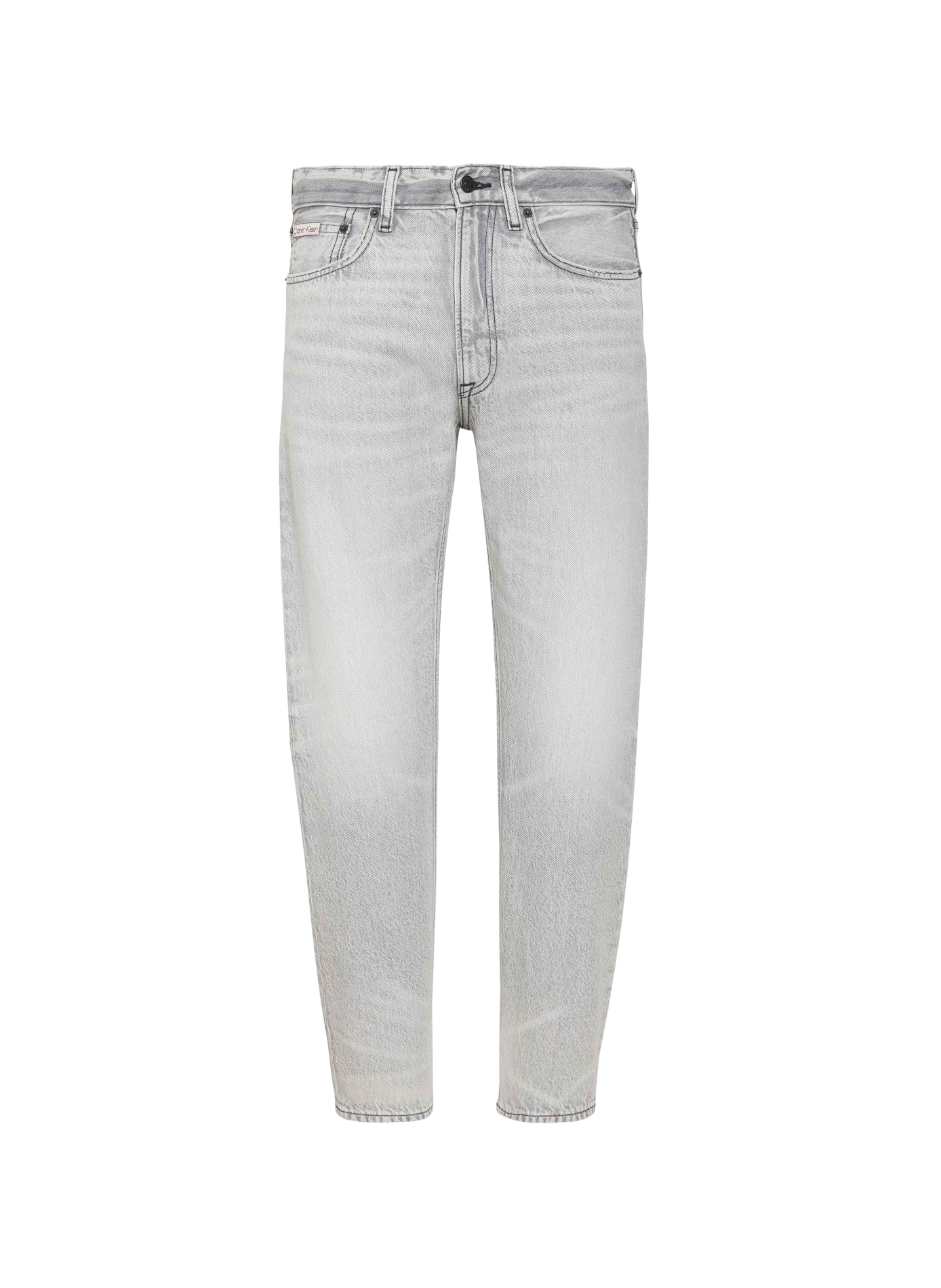 Slim-Fit-Jeans aus Baumwolle CALVIN KLEIN Grau