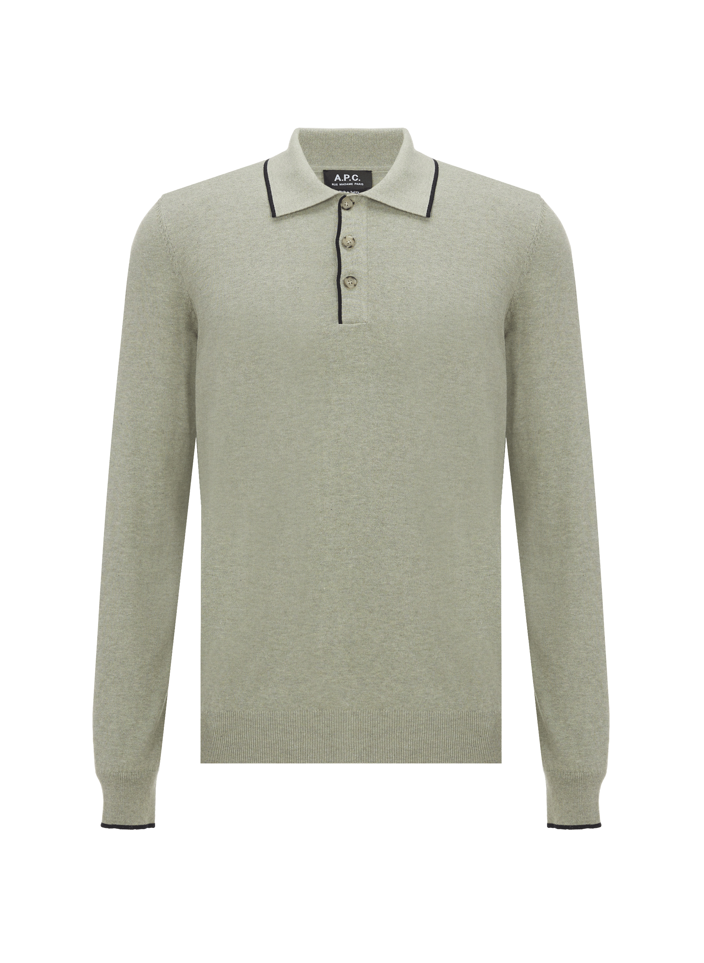 Polo basile en maille de coton