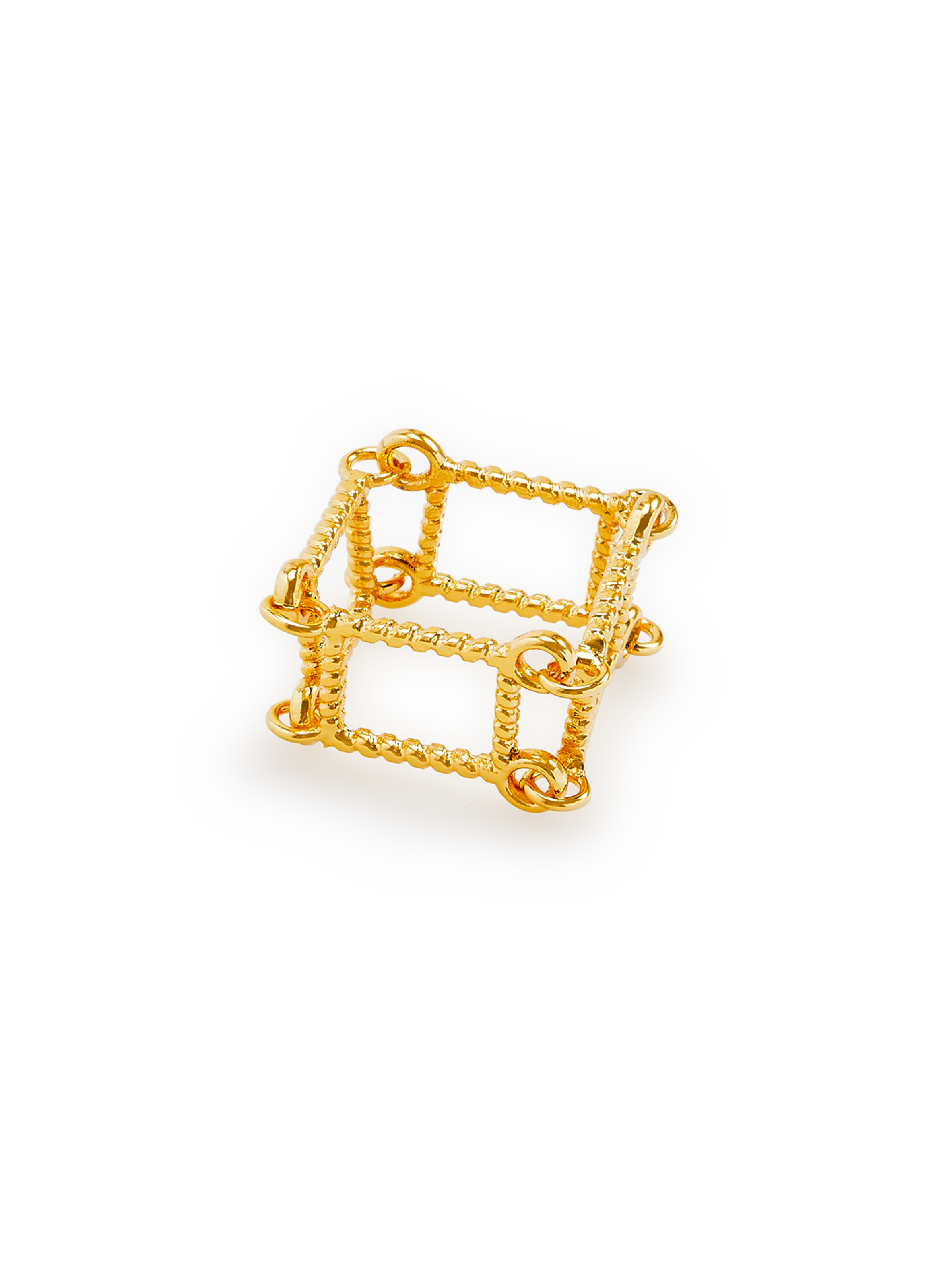 Doppio ring ALICAN ICOZ Golden