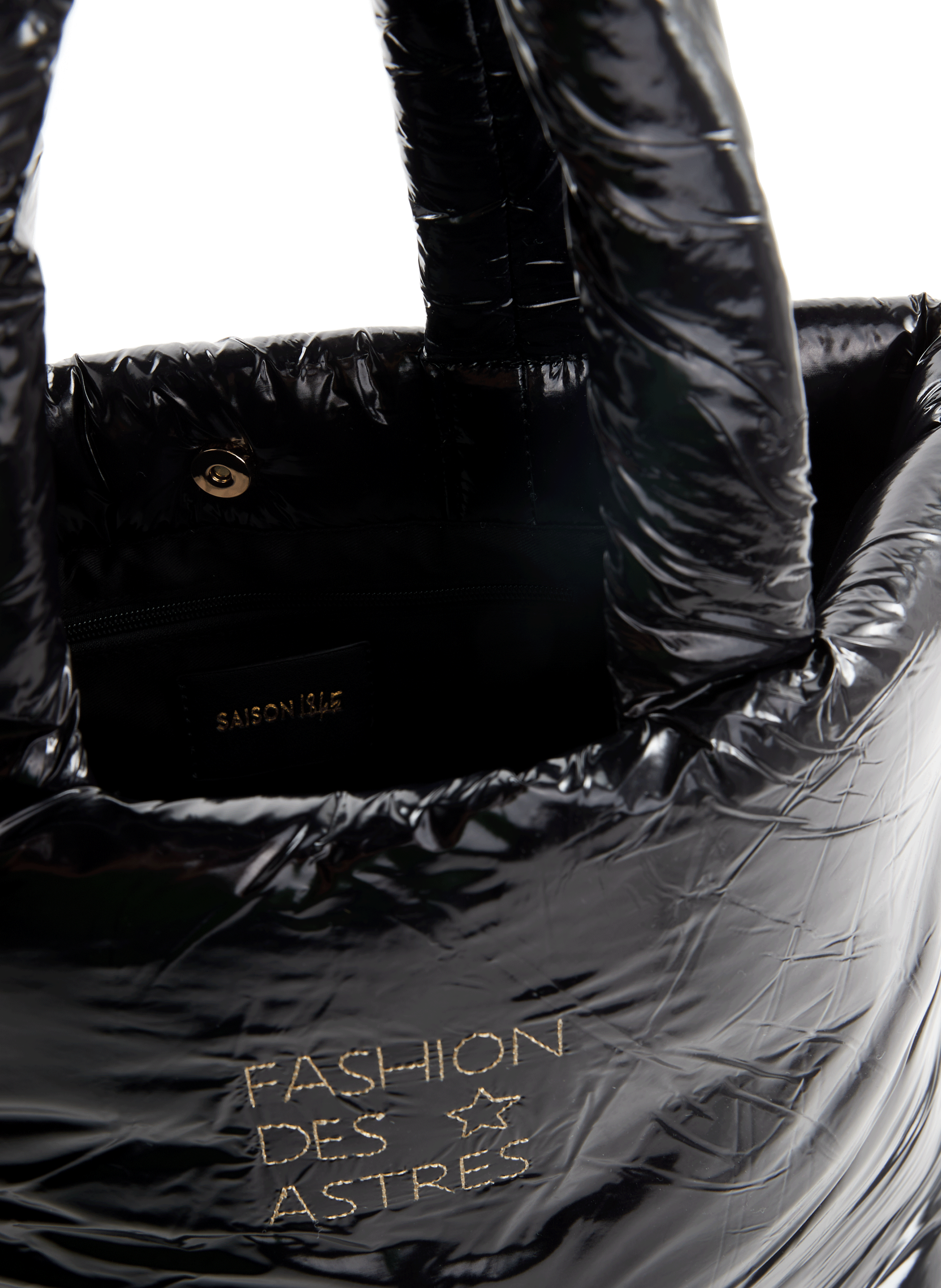Nylon tote bag  SAISON 1865 Black