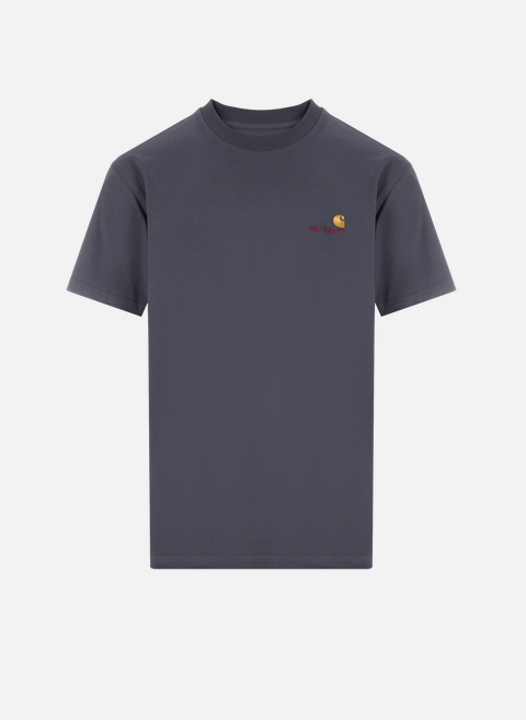 Baumwoll-T-Shirt mit Rundhalsausschnitt BlauCARHARTT WIP 