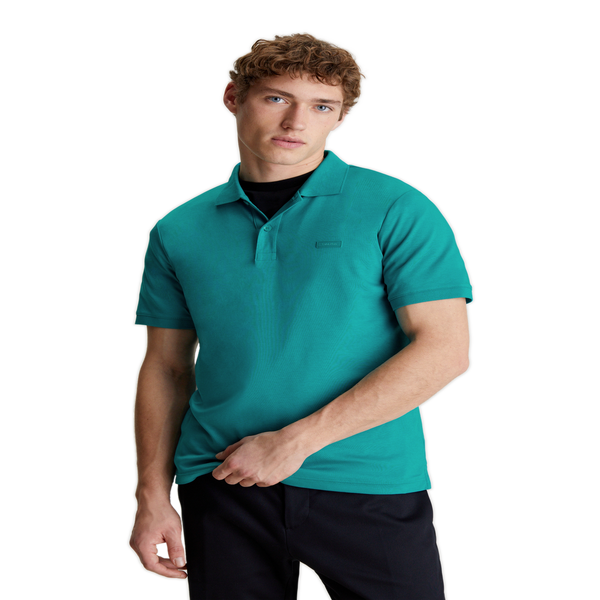Calvin Klein Cotton Polo Shirt In Green