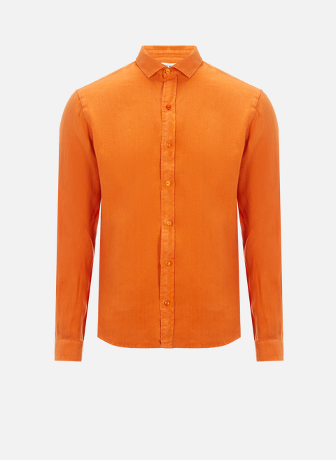 قميص الكتان البرتقالي هاريس ويلسون 