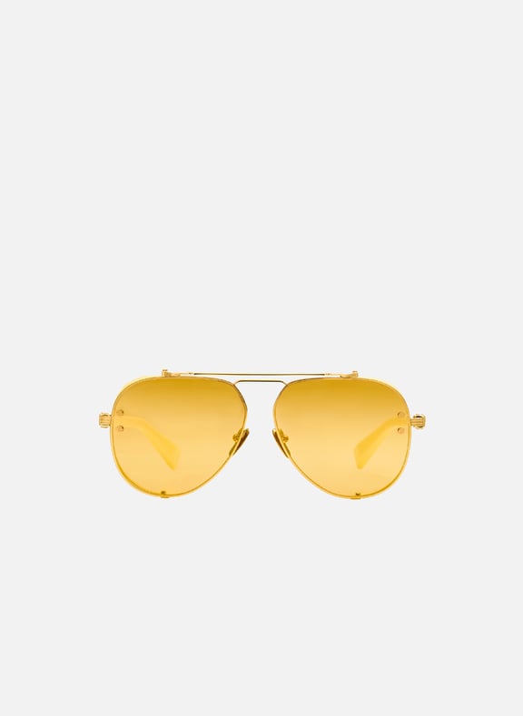 Lunettes de soleil capitaine Doré by BALMAIN BALMAIN Lunettes de soleil capitaine Doré