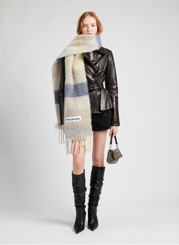 ACNE STUDIOS Écharpe à Carreaux ACNE STUDIOS Écharpe à Carreaux