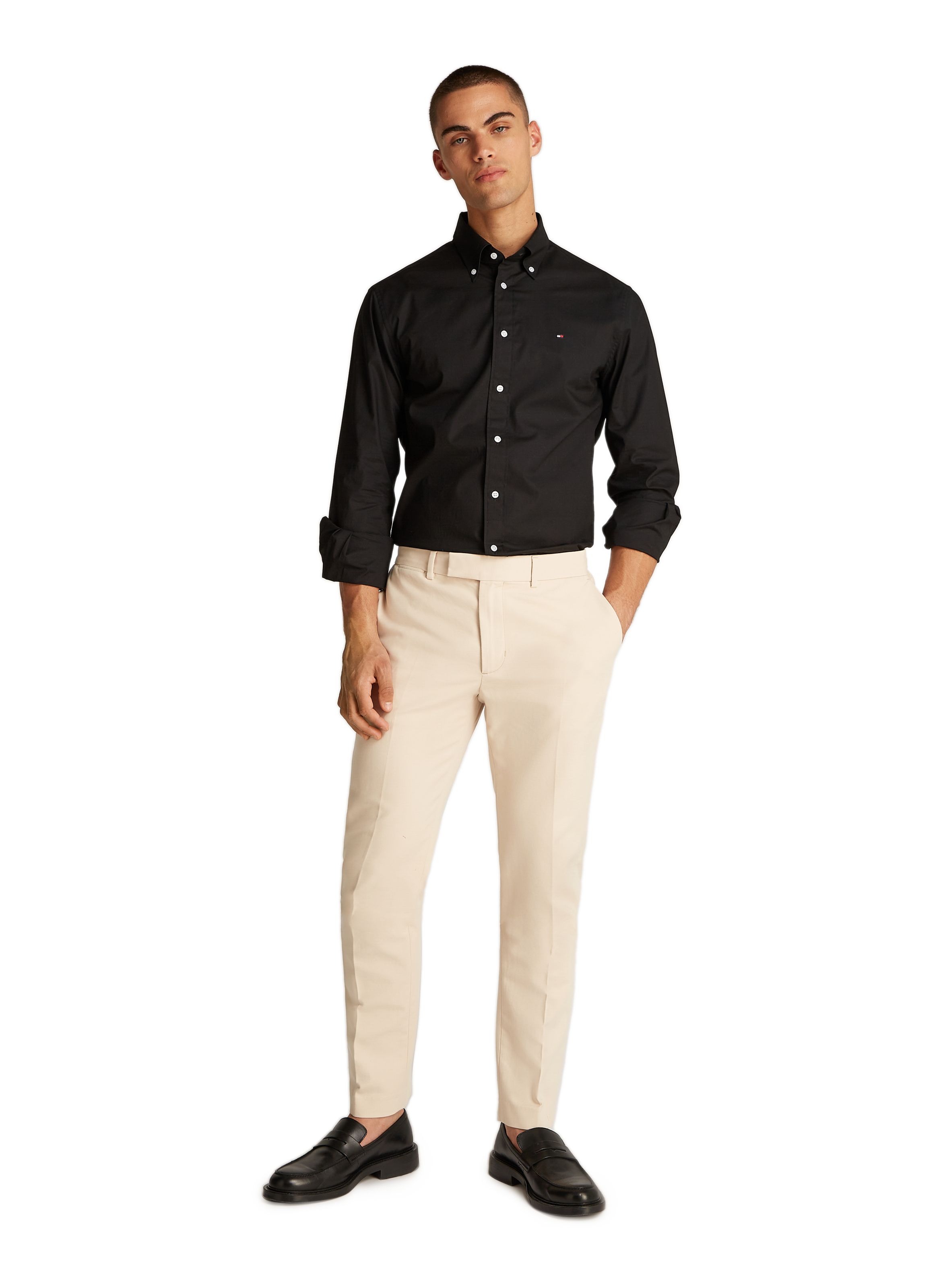 Straight Chino Pants TOMMY HILFIGER Beige