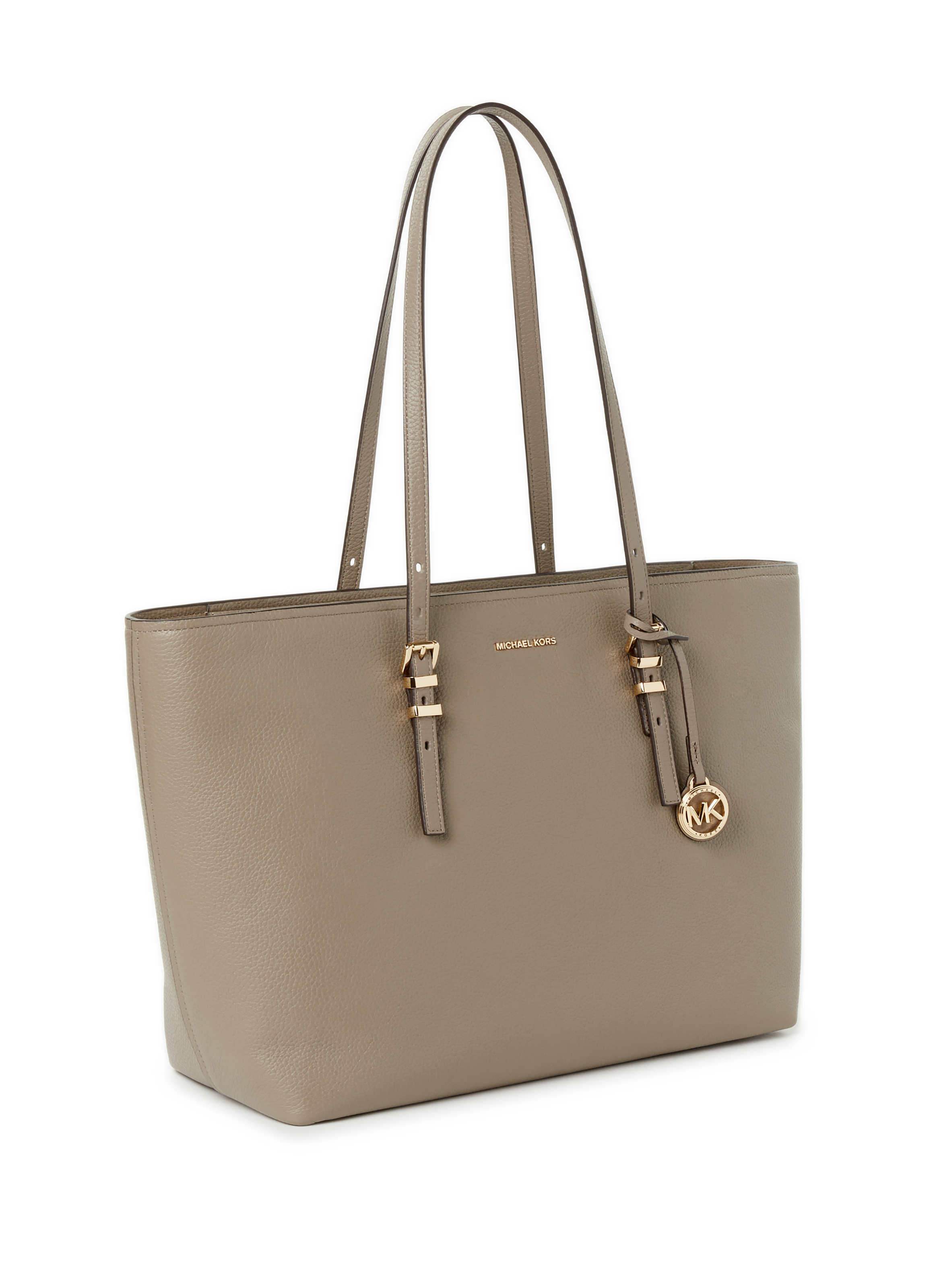 Sac cabas en cuir Grand Quinn MICHAEL KORS Beige