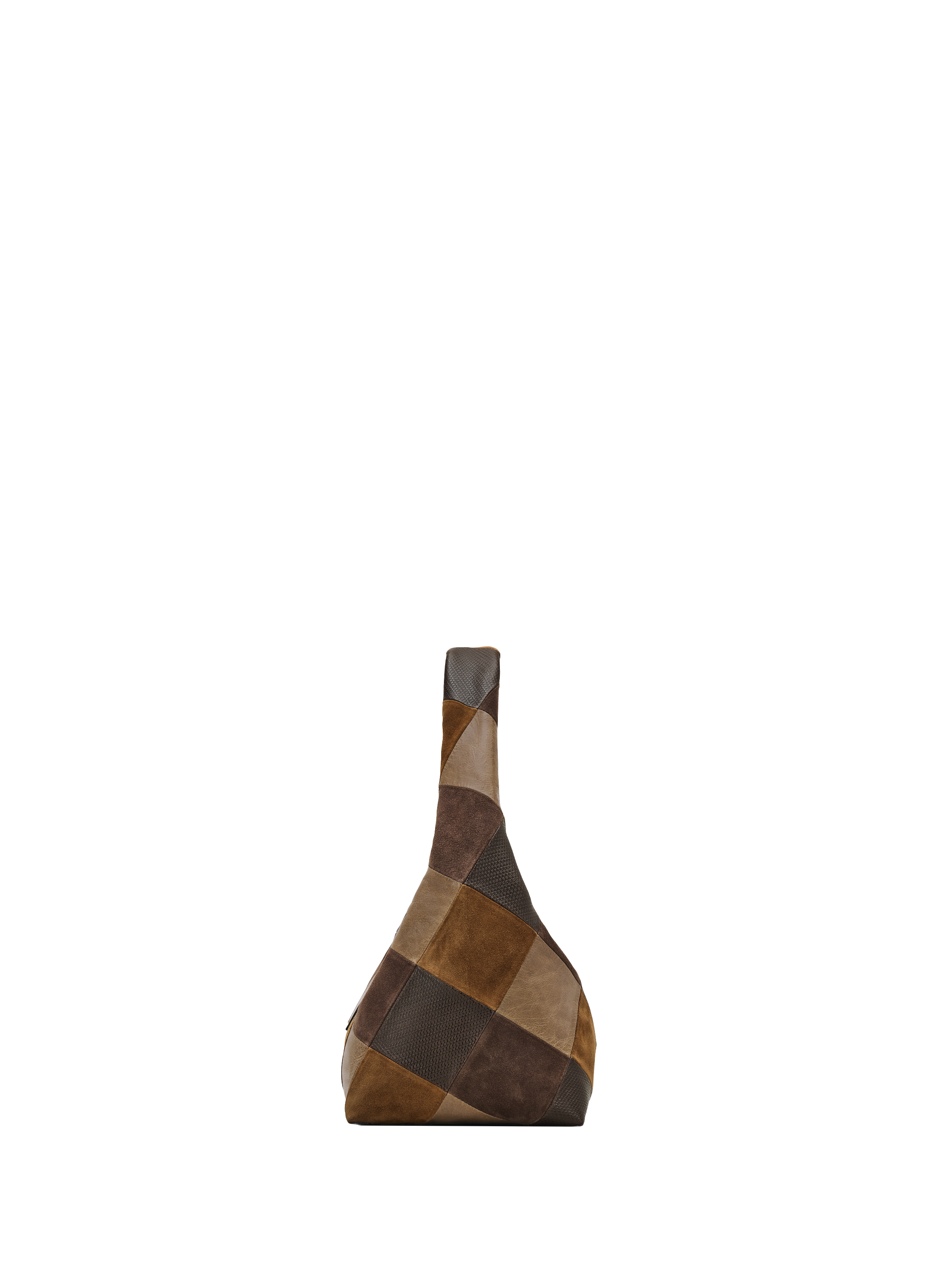 The Patchwork leather handbag MARC JACOBS Brown