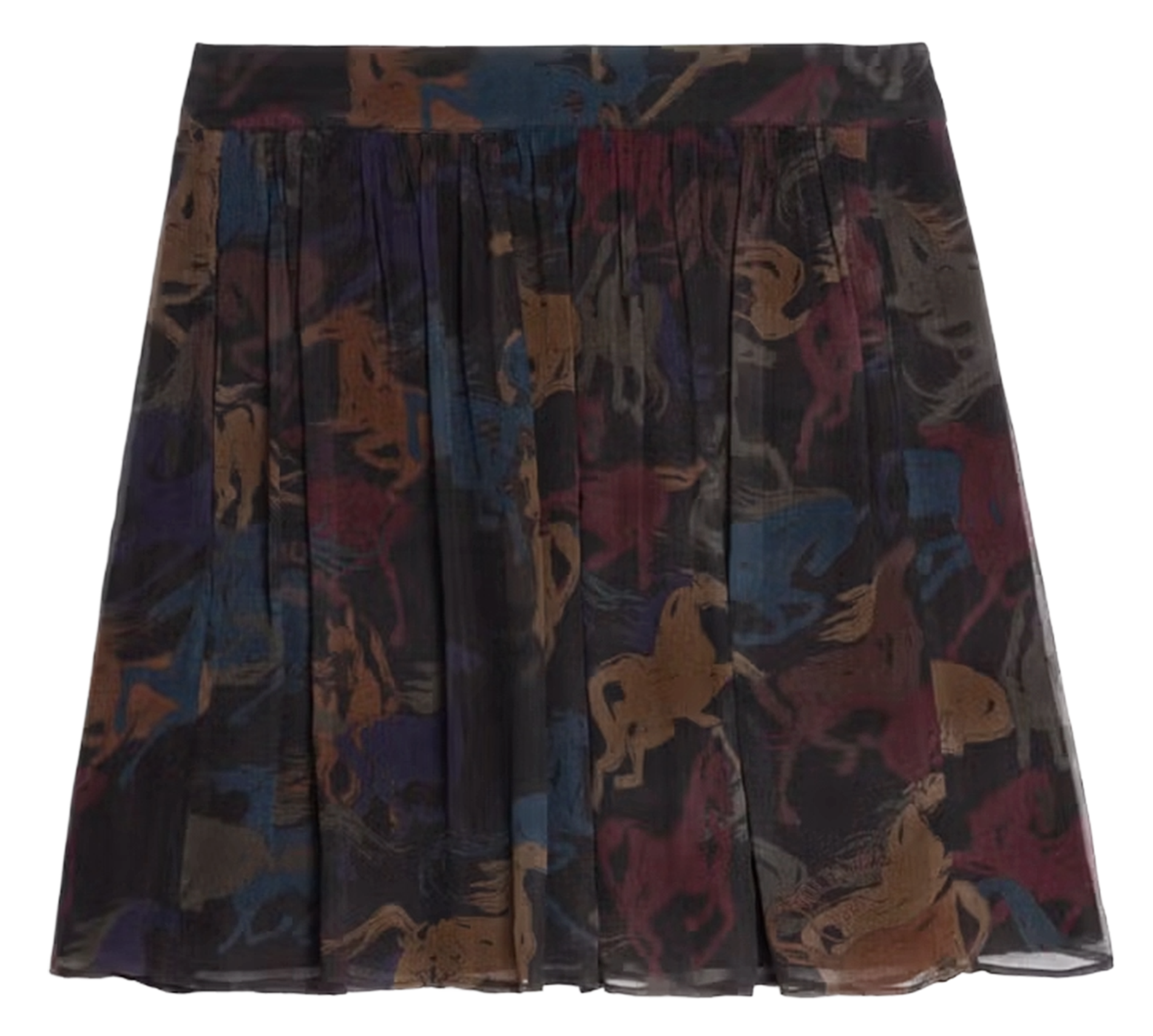 Jupe courte imprimée jadys ZADIG&VOLTAIRE Marron