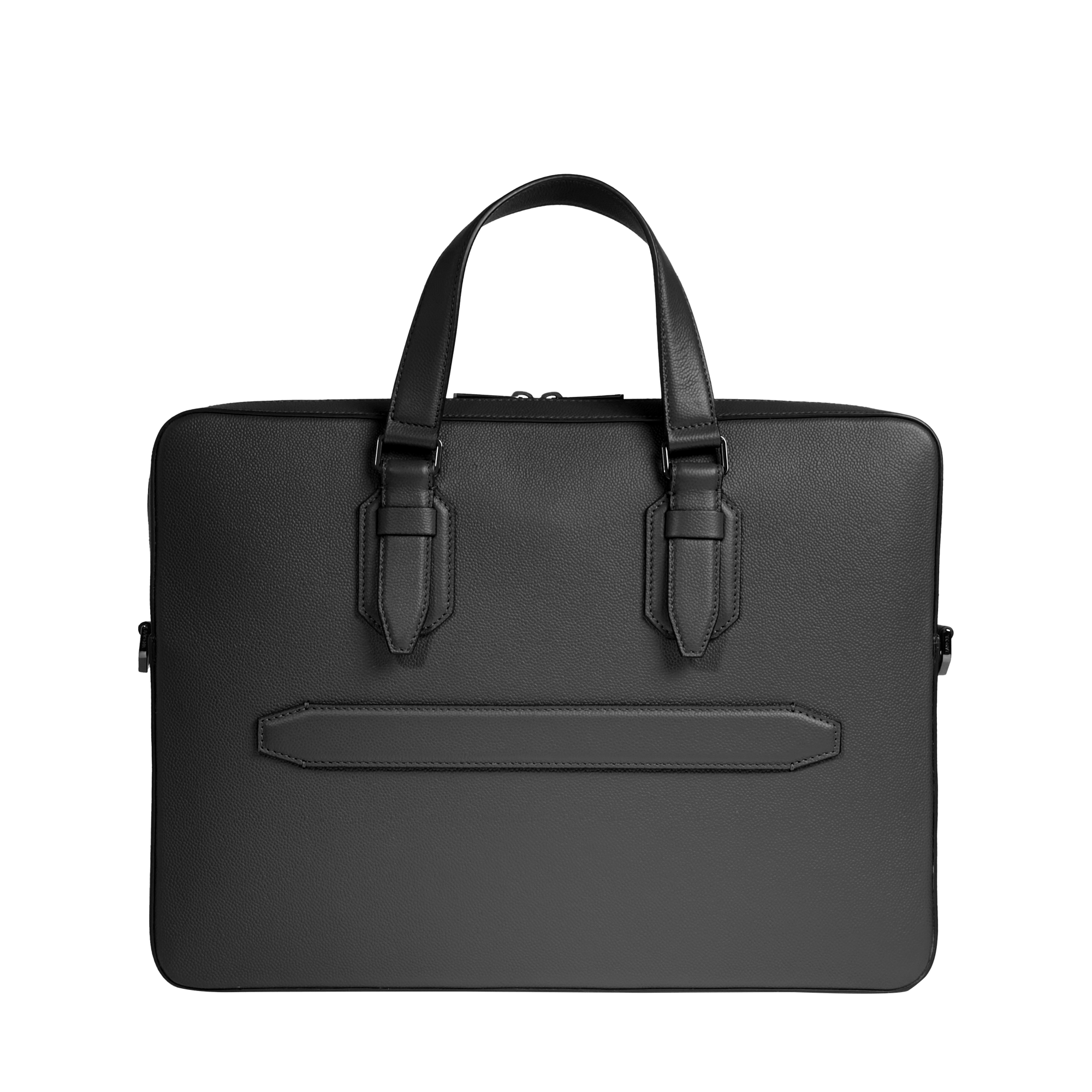 Porte-documents zippé 14" charlie de lancel en cuir LANCEL Noir