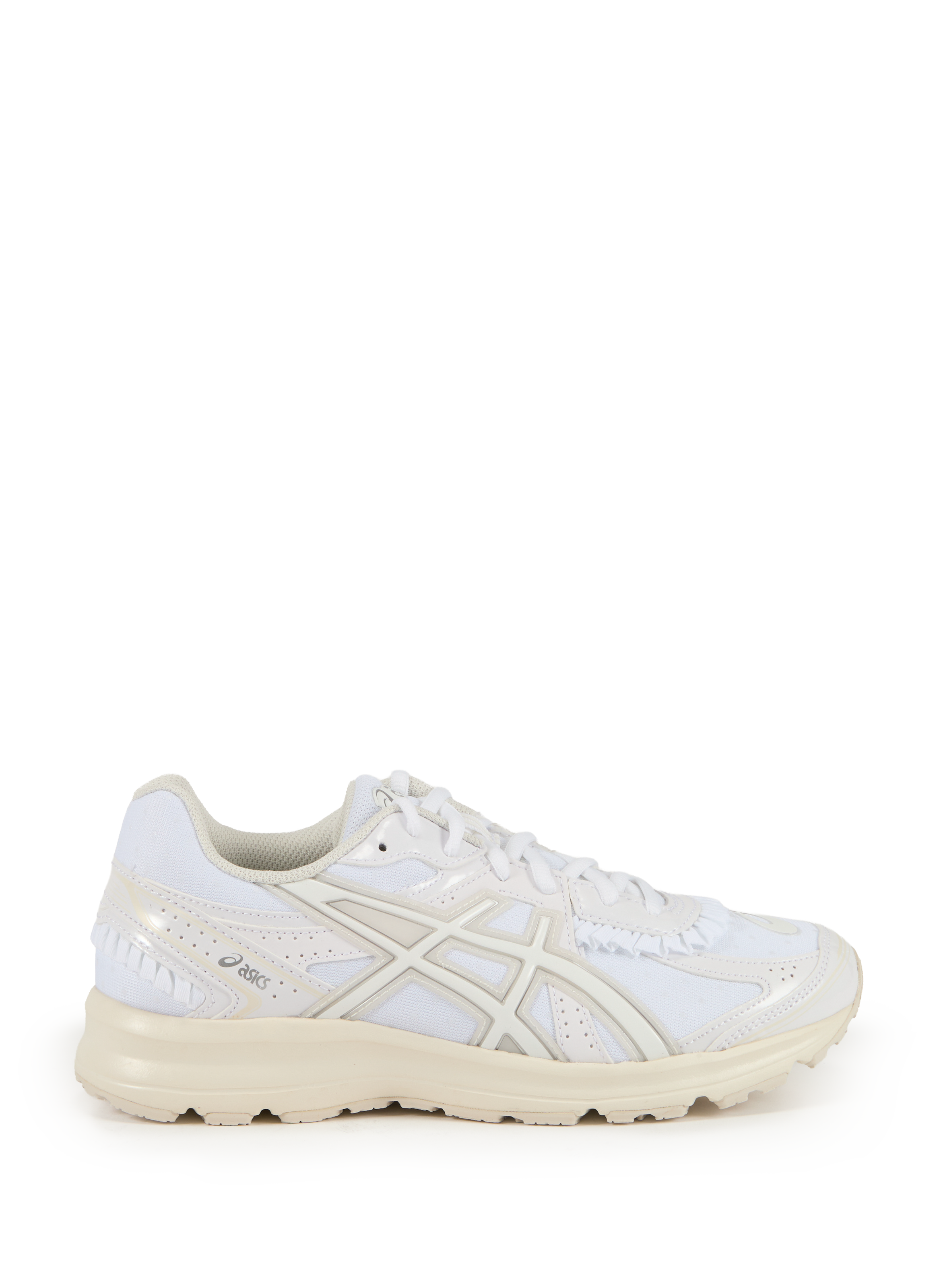 ASICS Serrated leather mixed sneakers White