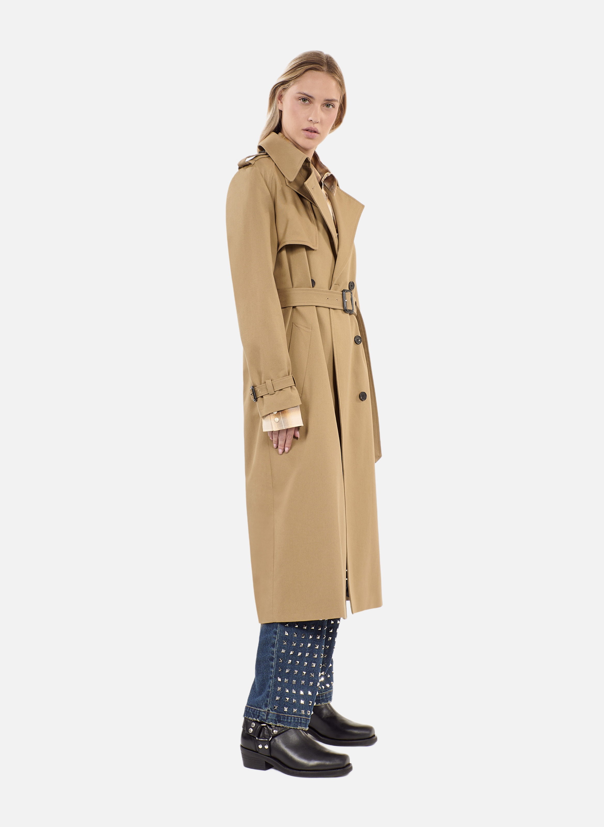 Trench long THE KOOPLES Beige