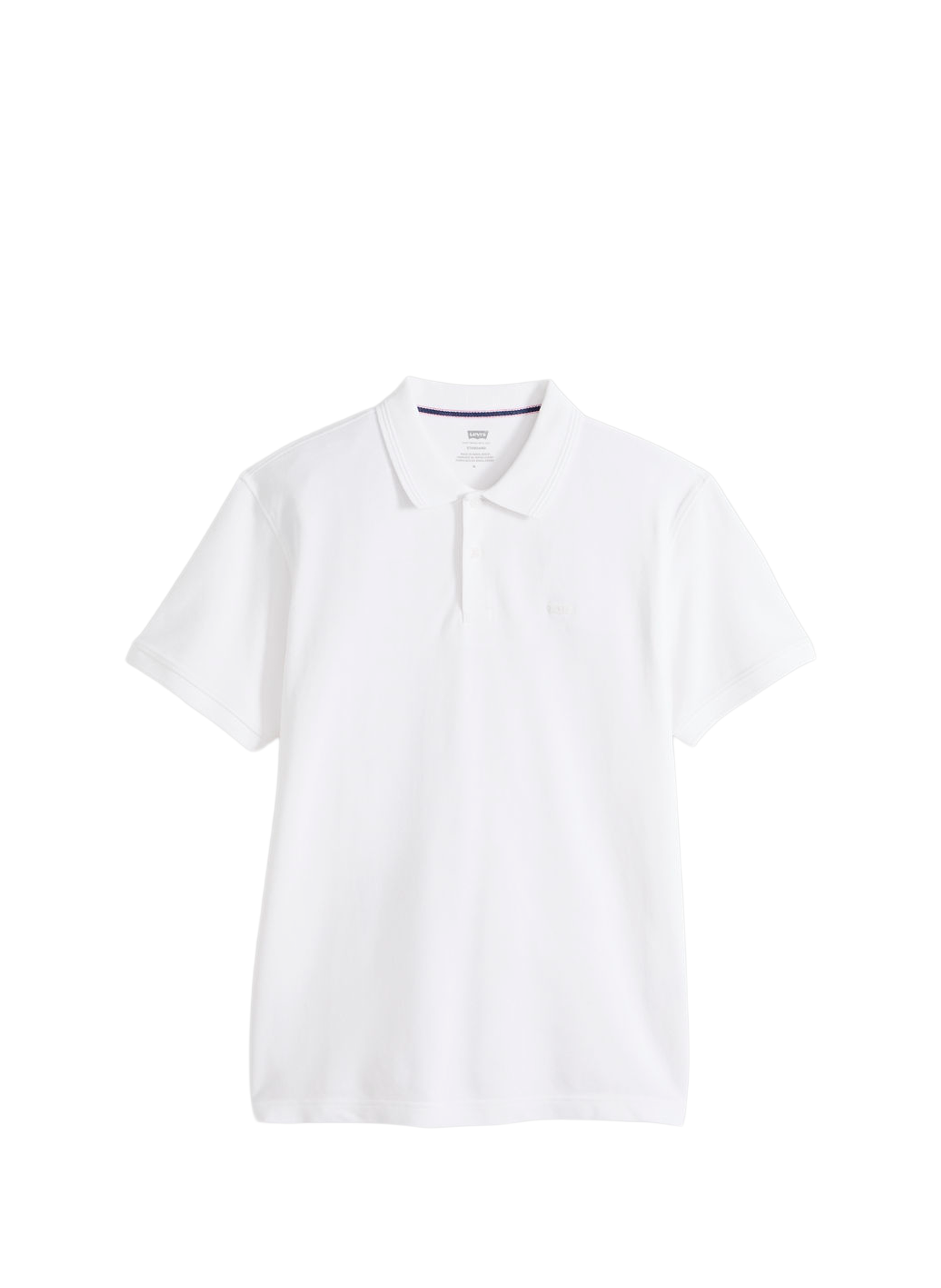 polo manches courtes en coton LEVI'S Blanc