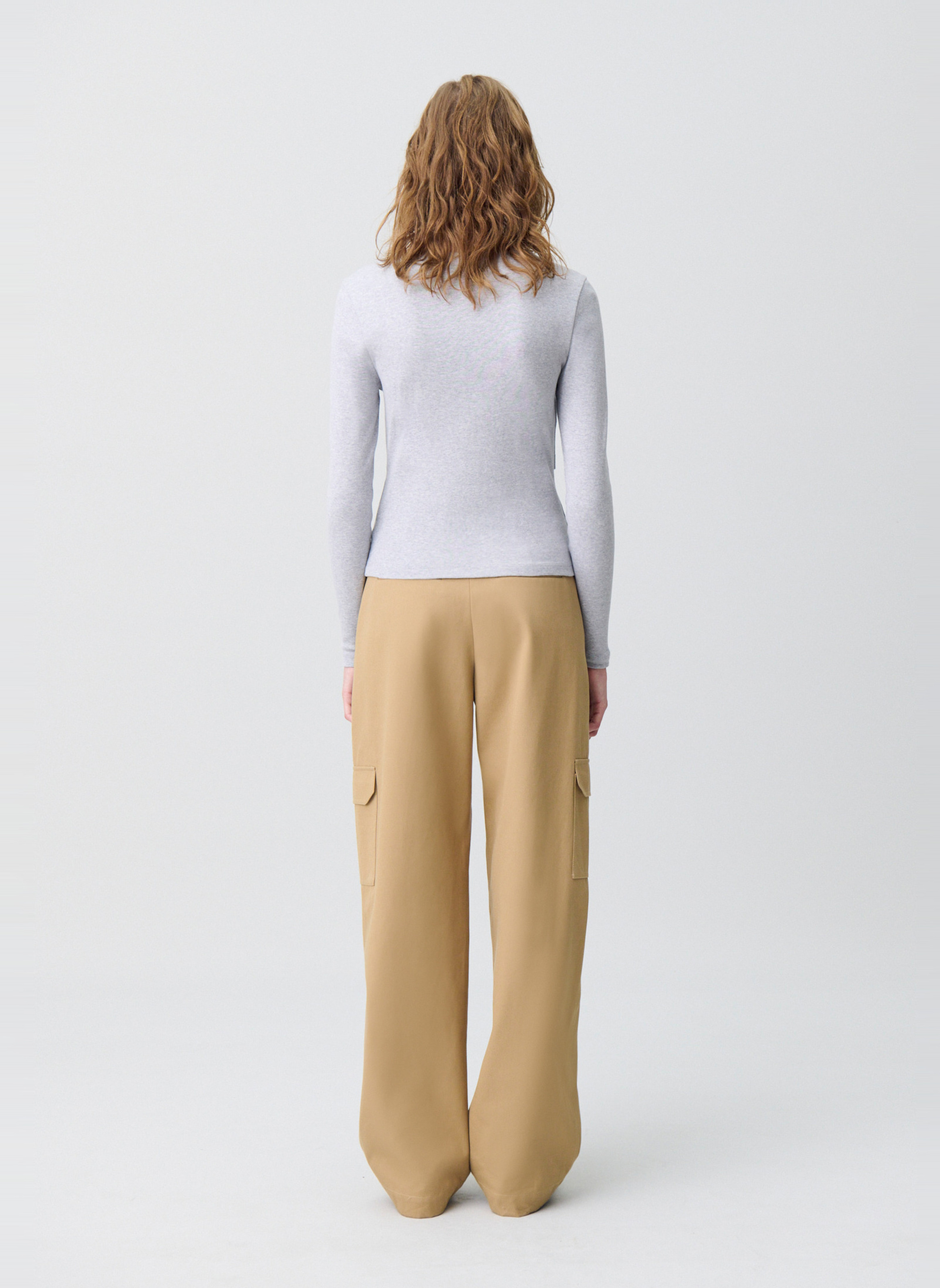 Set tee-shirt et cardigan en coton toel CLAUDIE PIERLOT Gris