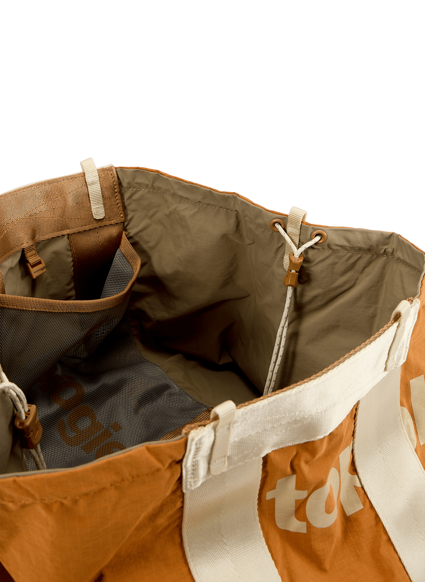 Summit drawstring tote bag TOPOLOGIE Orange