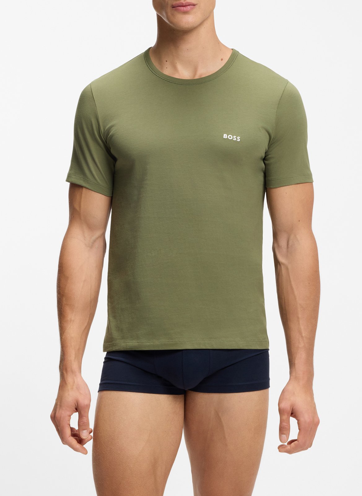 Lot de 3 tee-shirts ajustés en coton BOSS Multicolore