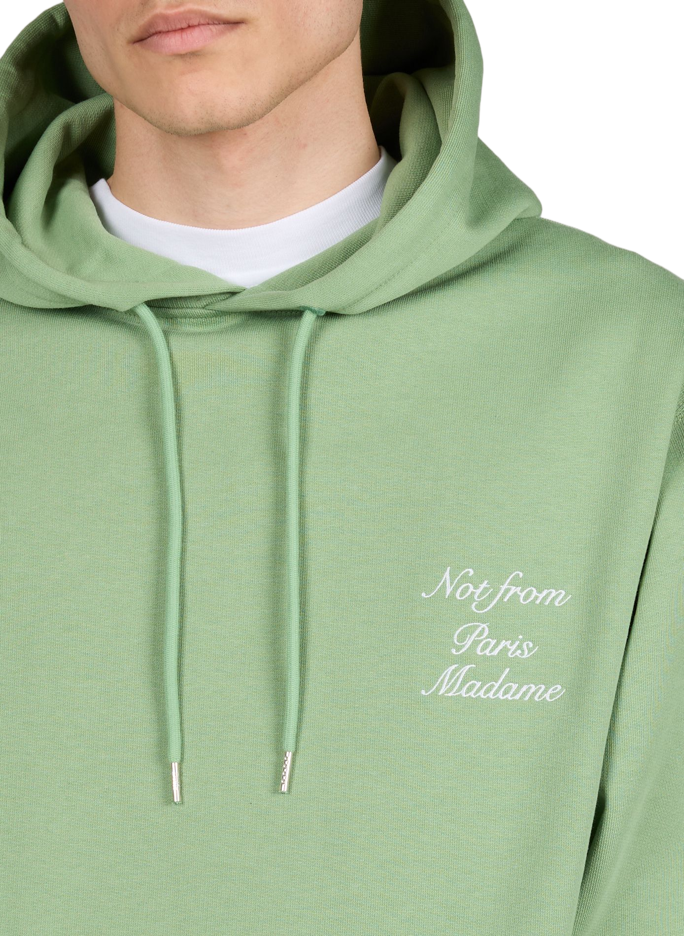 Cotton hoodie DROLE DE MONSIEUR Green