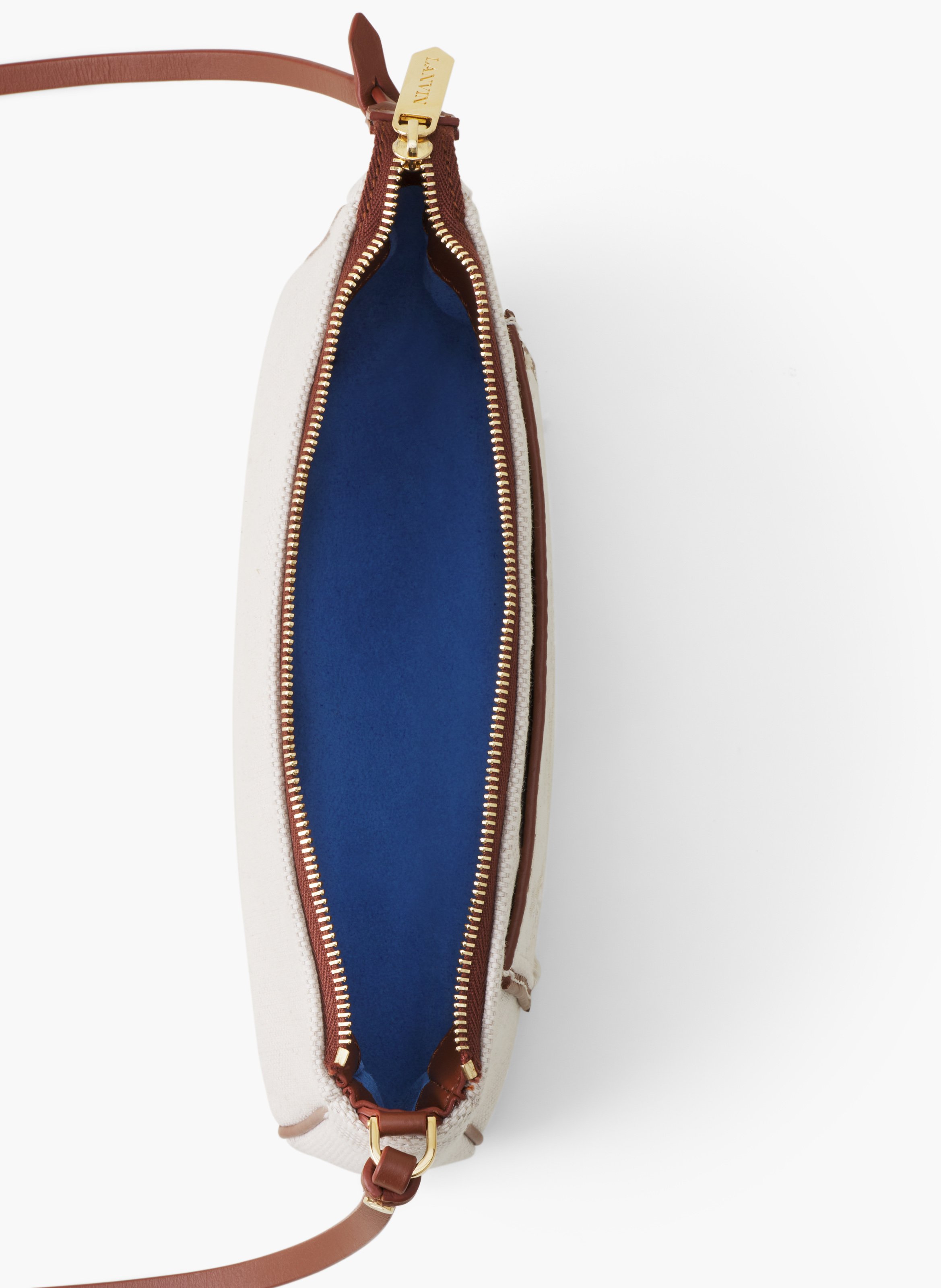 Compagnon pochette en canvas LANVIN Beige