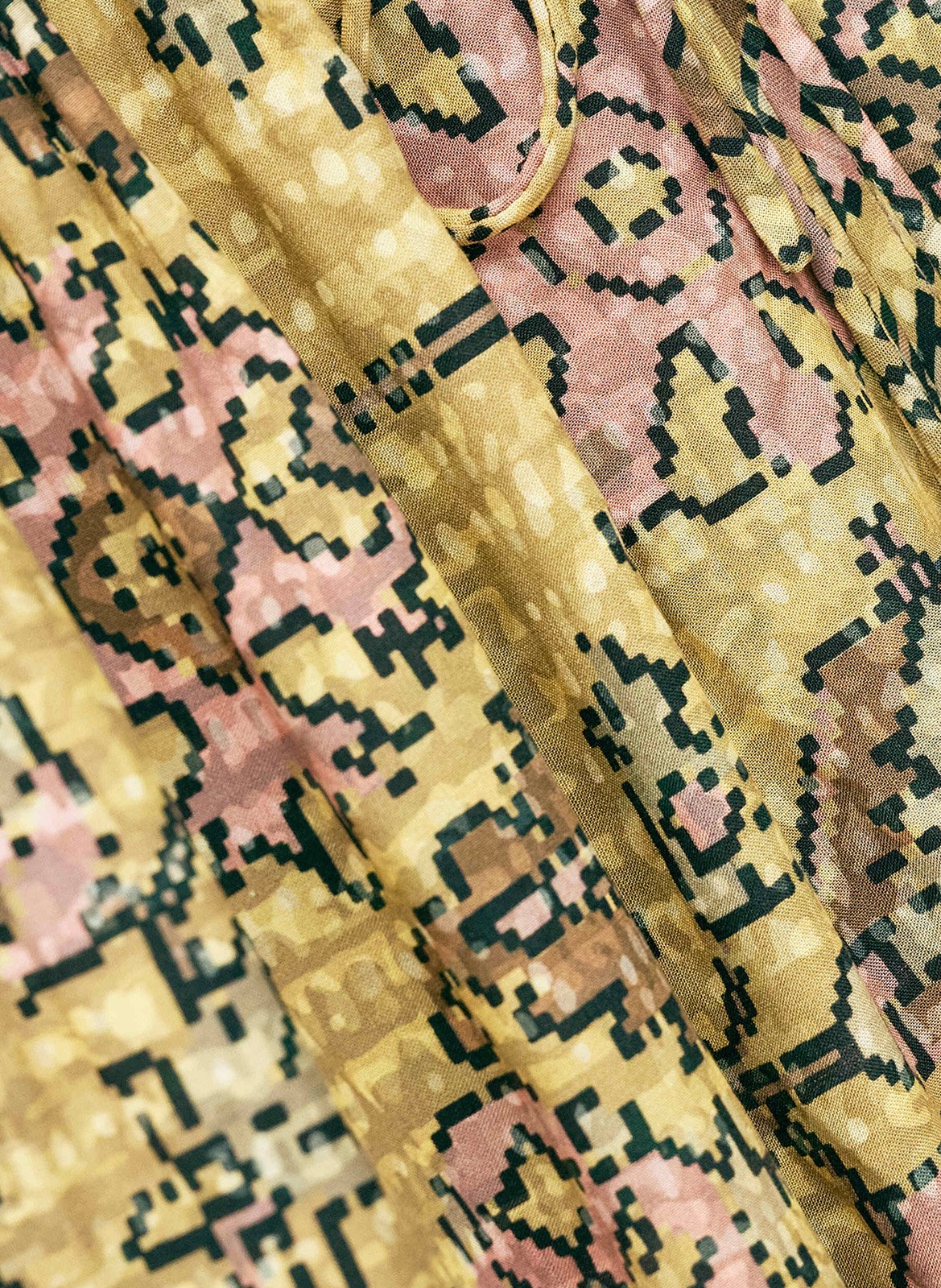 Top col droit imprimé pamela BA&SH Jaune