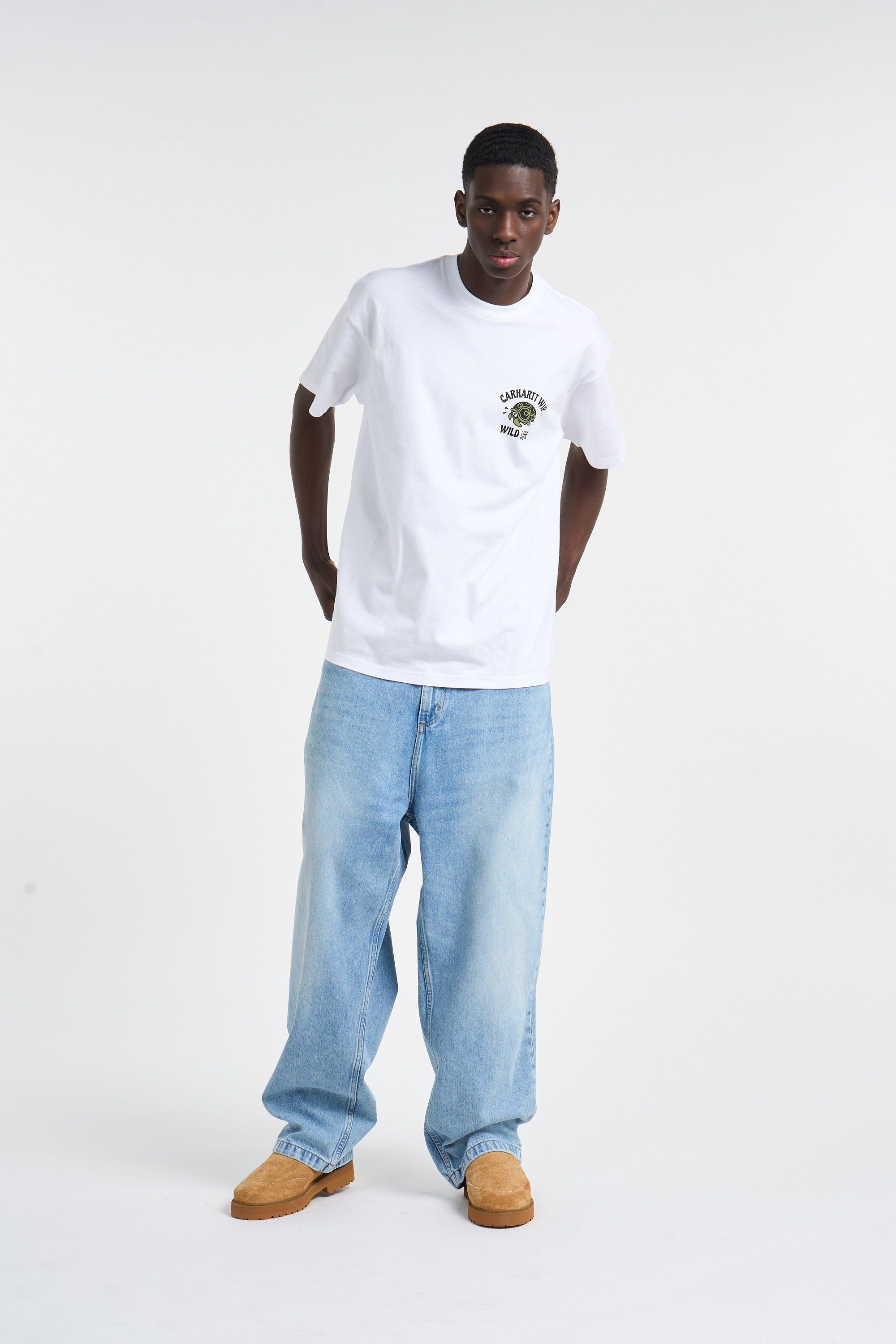 T-shirt s/s wild life t-shirt CARHARTT WIP Blanc