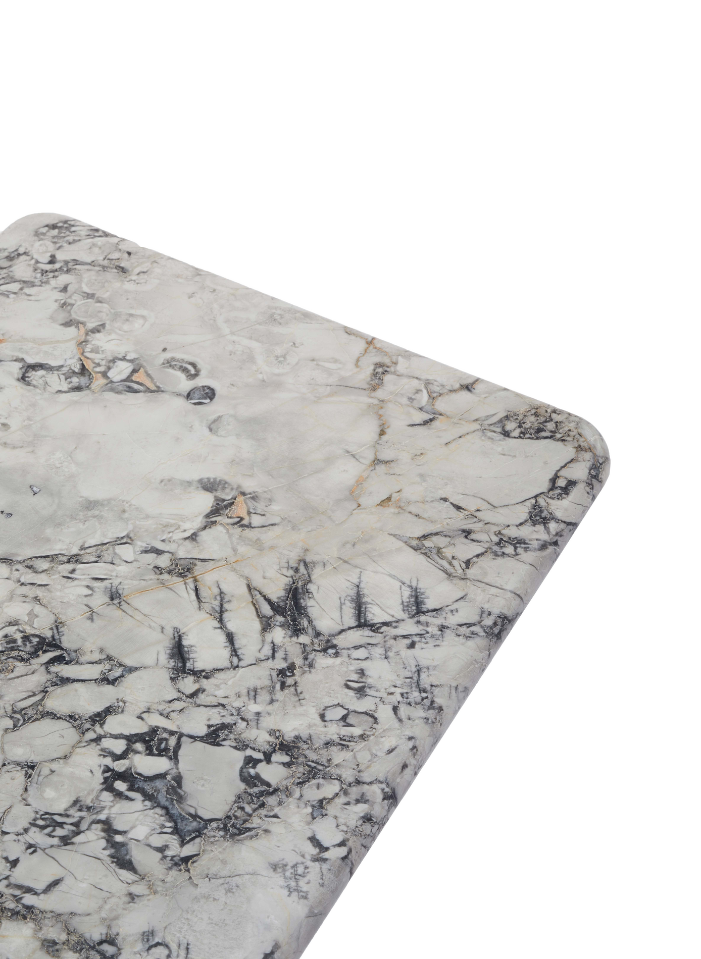 Plateau Nero en marbre AQUANOVA Blanc