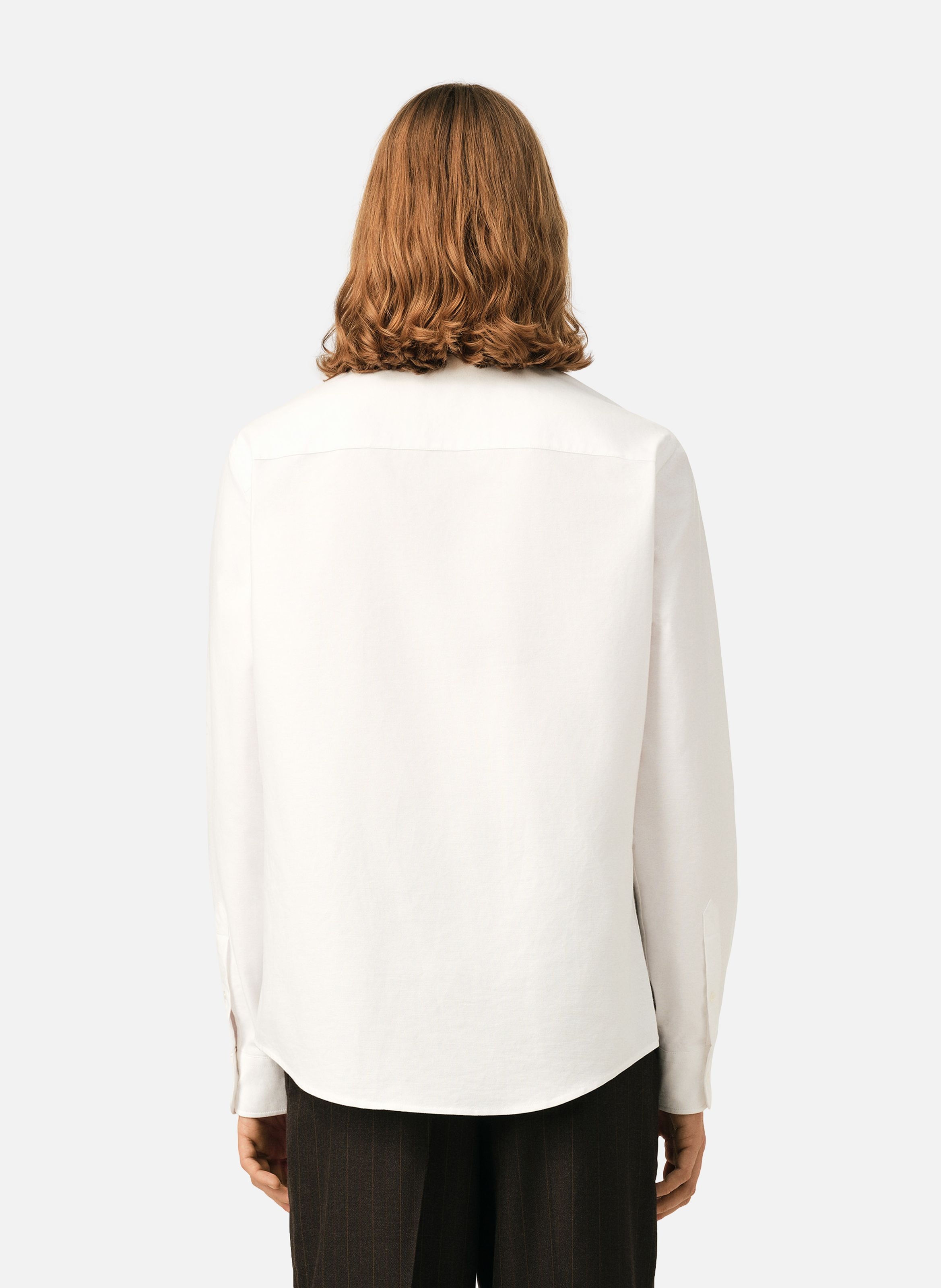 Chemise unisexe en coton ami de coeur AMI PARIS Blanc