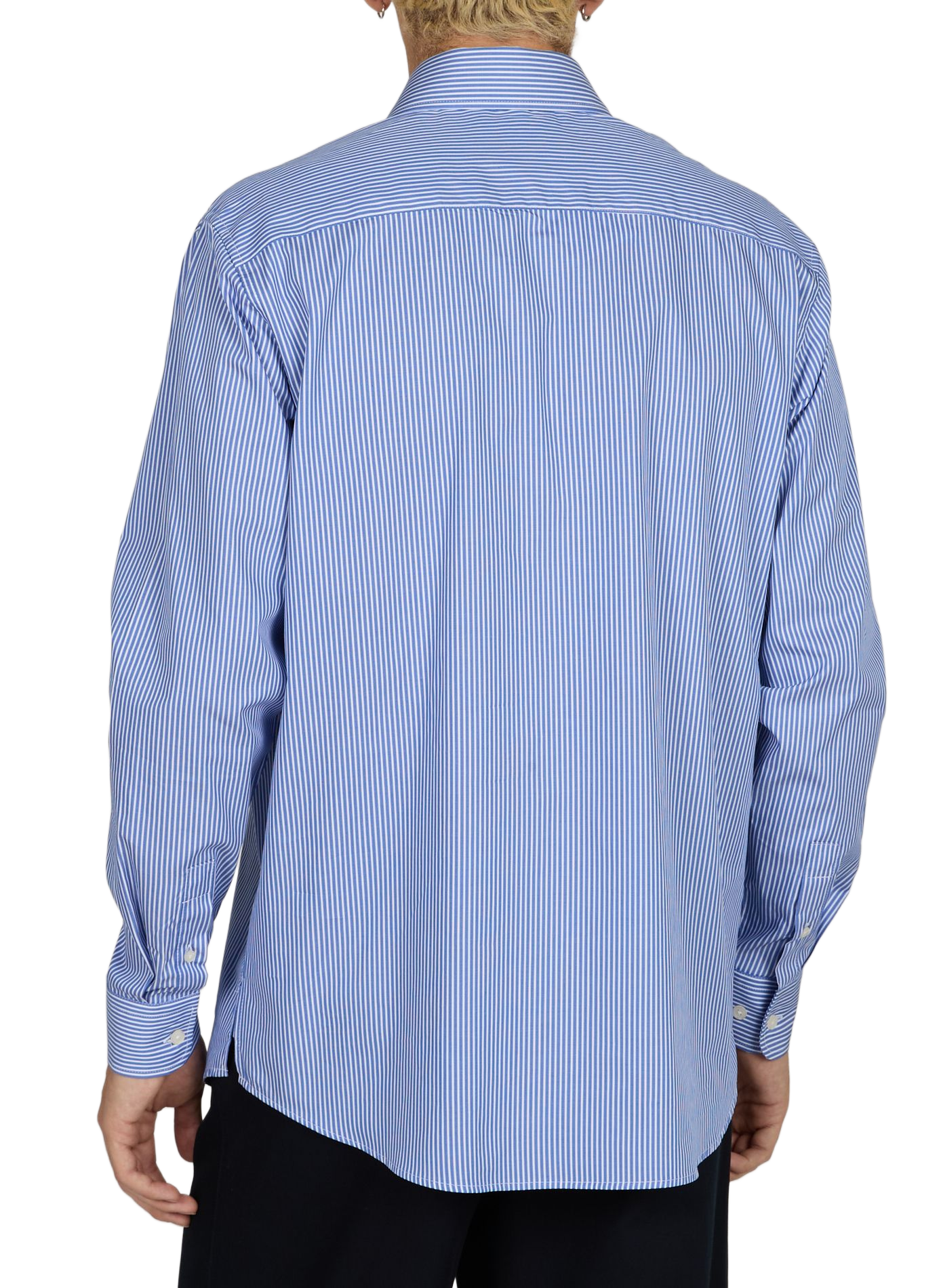Straight shirt Iyu-D in cotton AU PRINTEMPS PARIS Blue